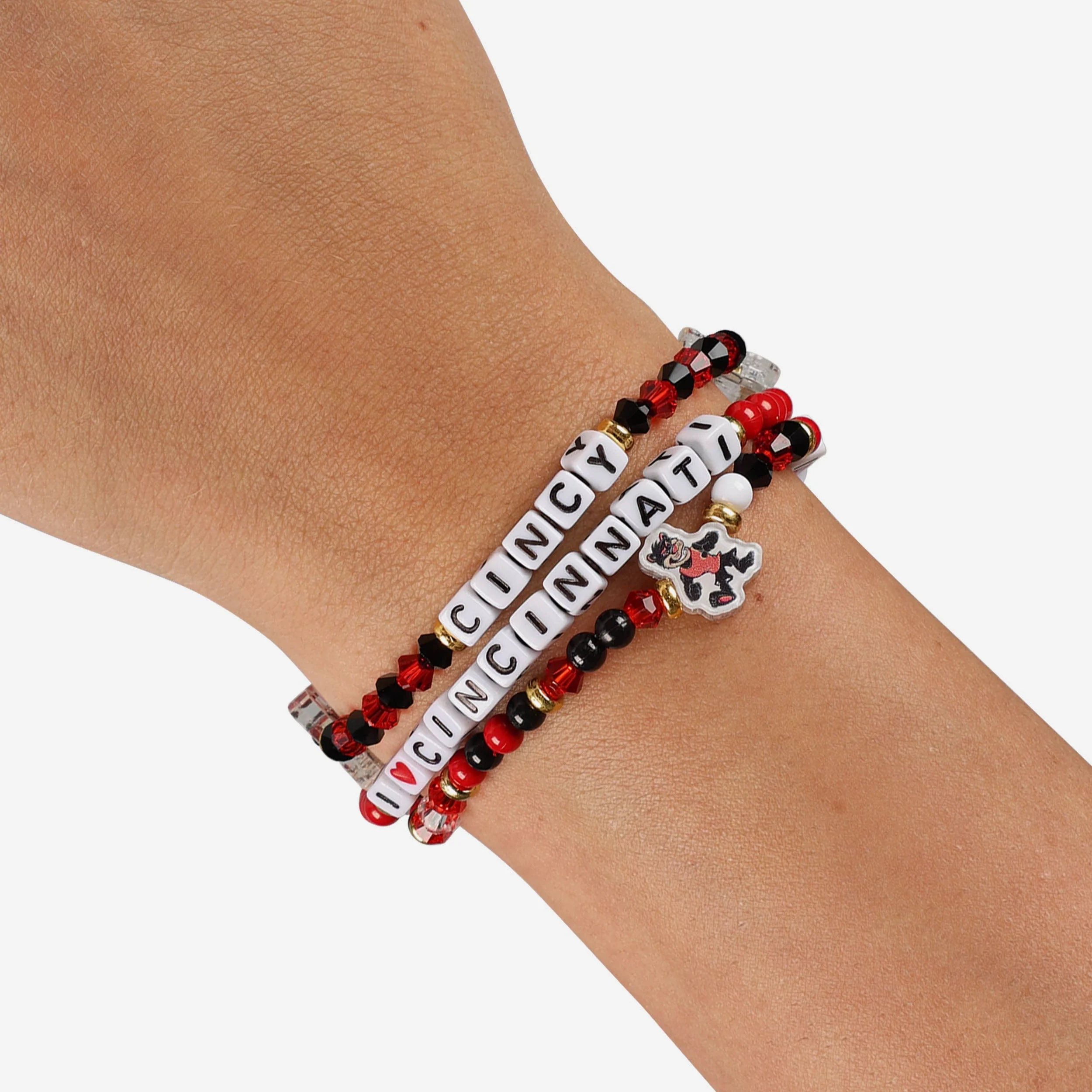 Cincinnati Bearcats 3 Pack Friendship Bracelet - Image 4