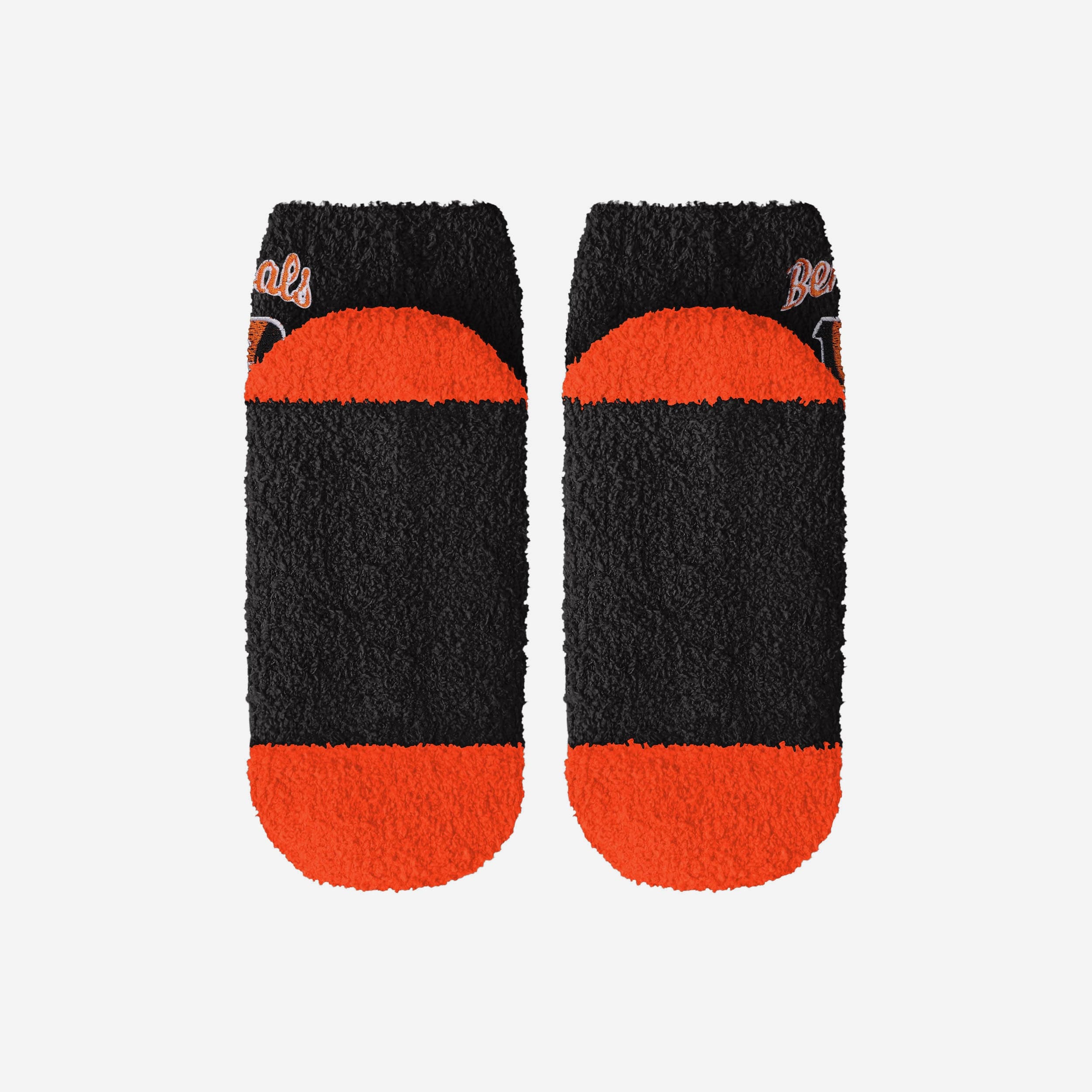 Cincinnati Bengals 2 Pack Womens Script Logo Fuzzy Ankle Socks - Image 5