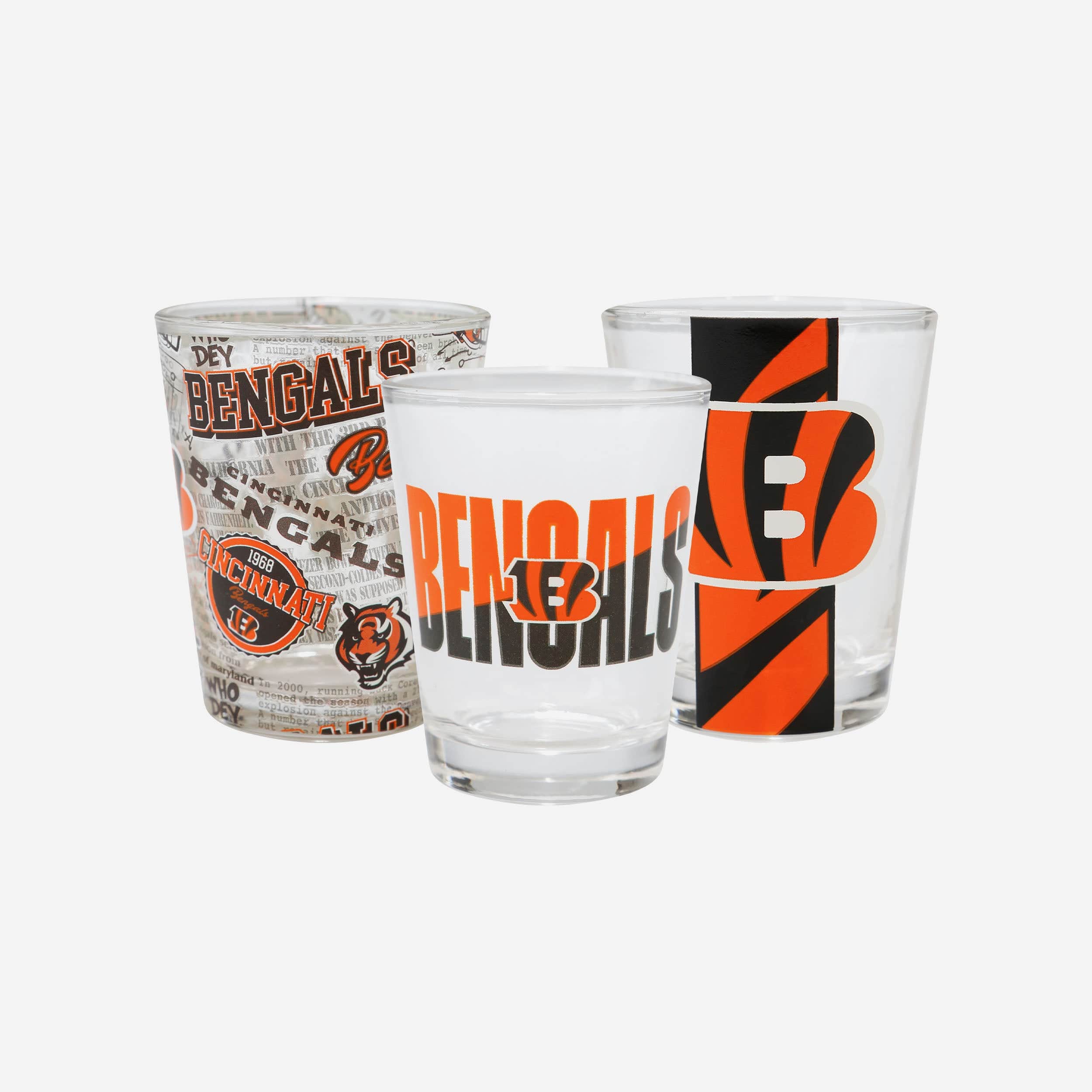 Cincinnati Bengals 3 Pack Shot Glass