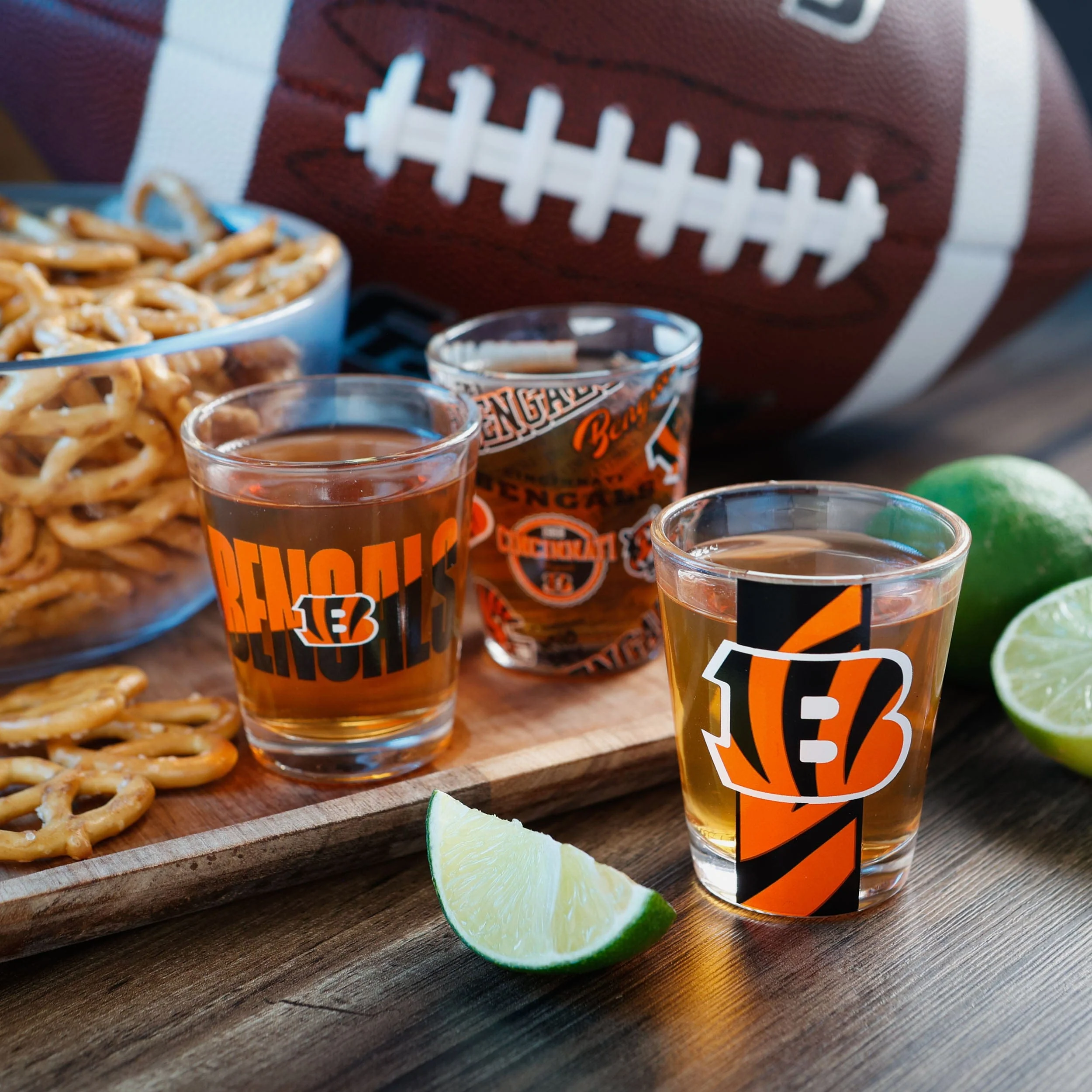 Cincinnati Bengals 3 Pack Shot Glass - Image 2