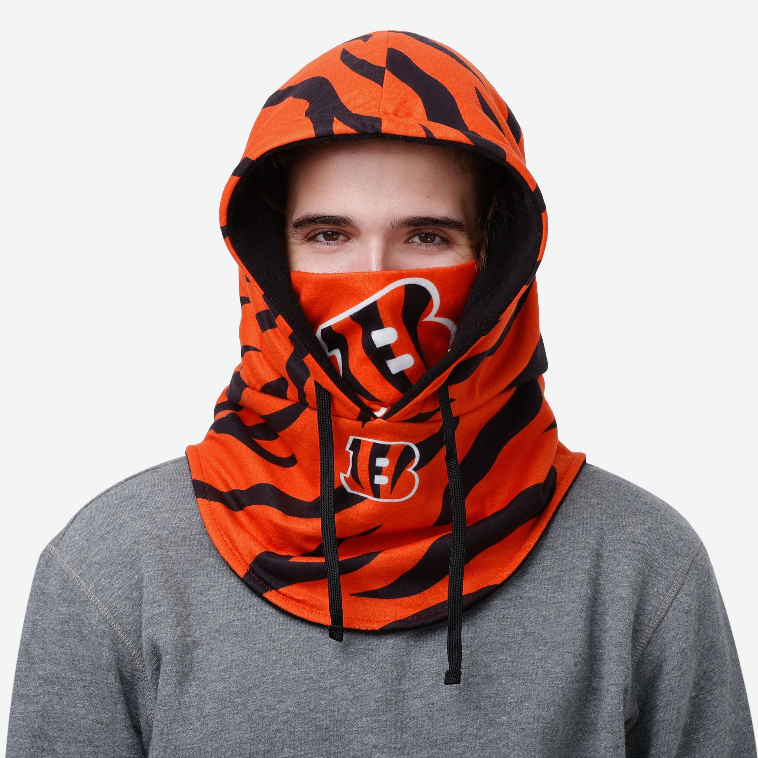 Cincinnati Bengals Alternate Team Color Drawstring Hooded Gaiter - Image 3