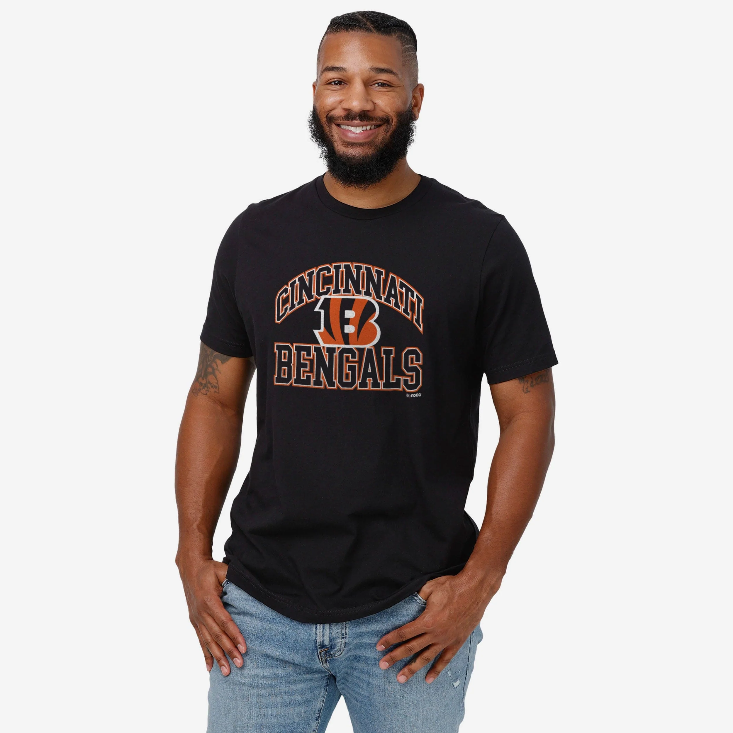 Cincinnati Bengals Arched Wordmark T-Shirt - Image 6
