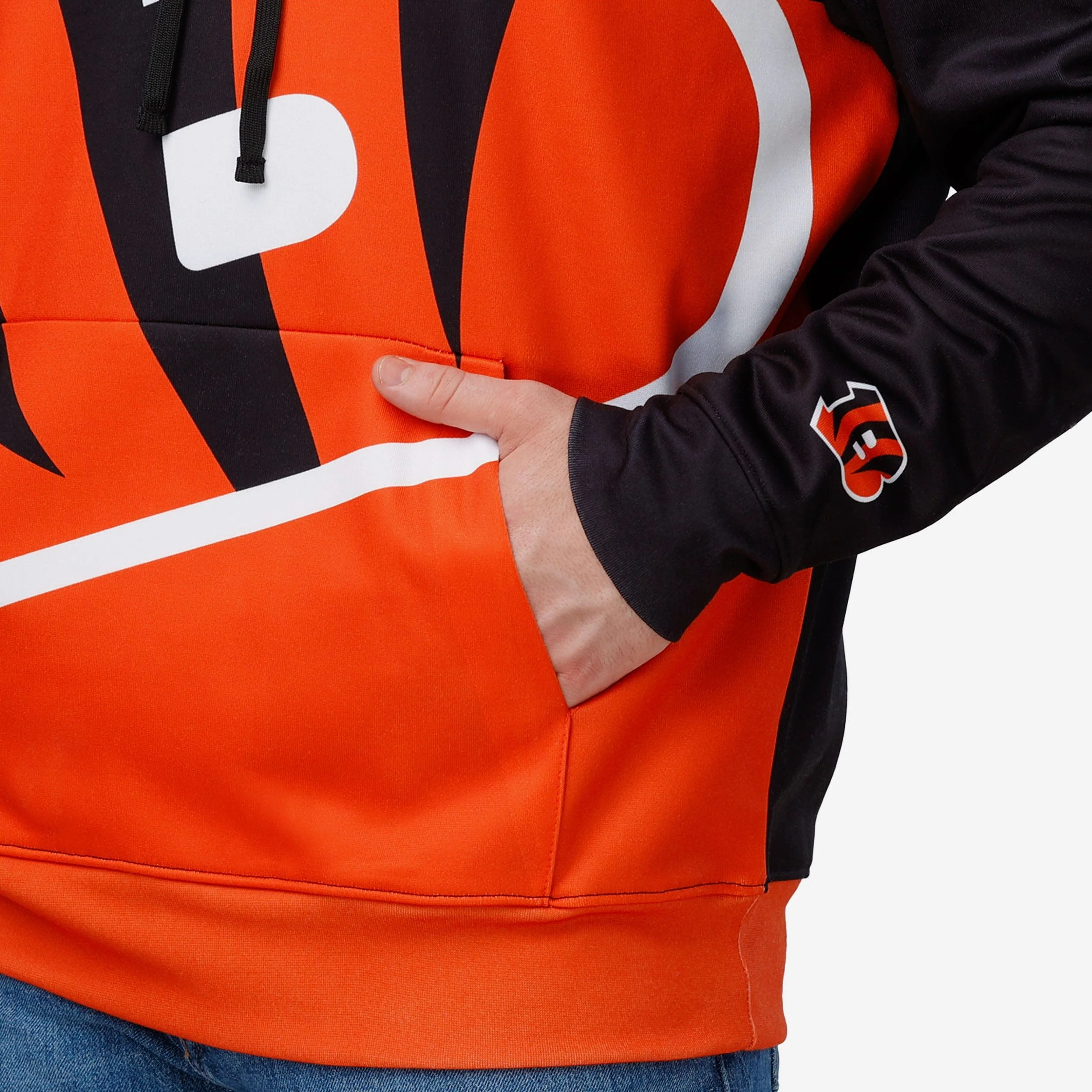 Cincinnati Bengals Bold Logo Hoodie - Image 3