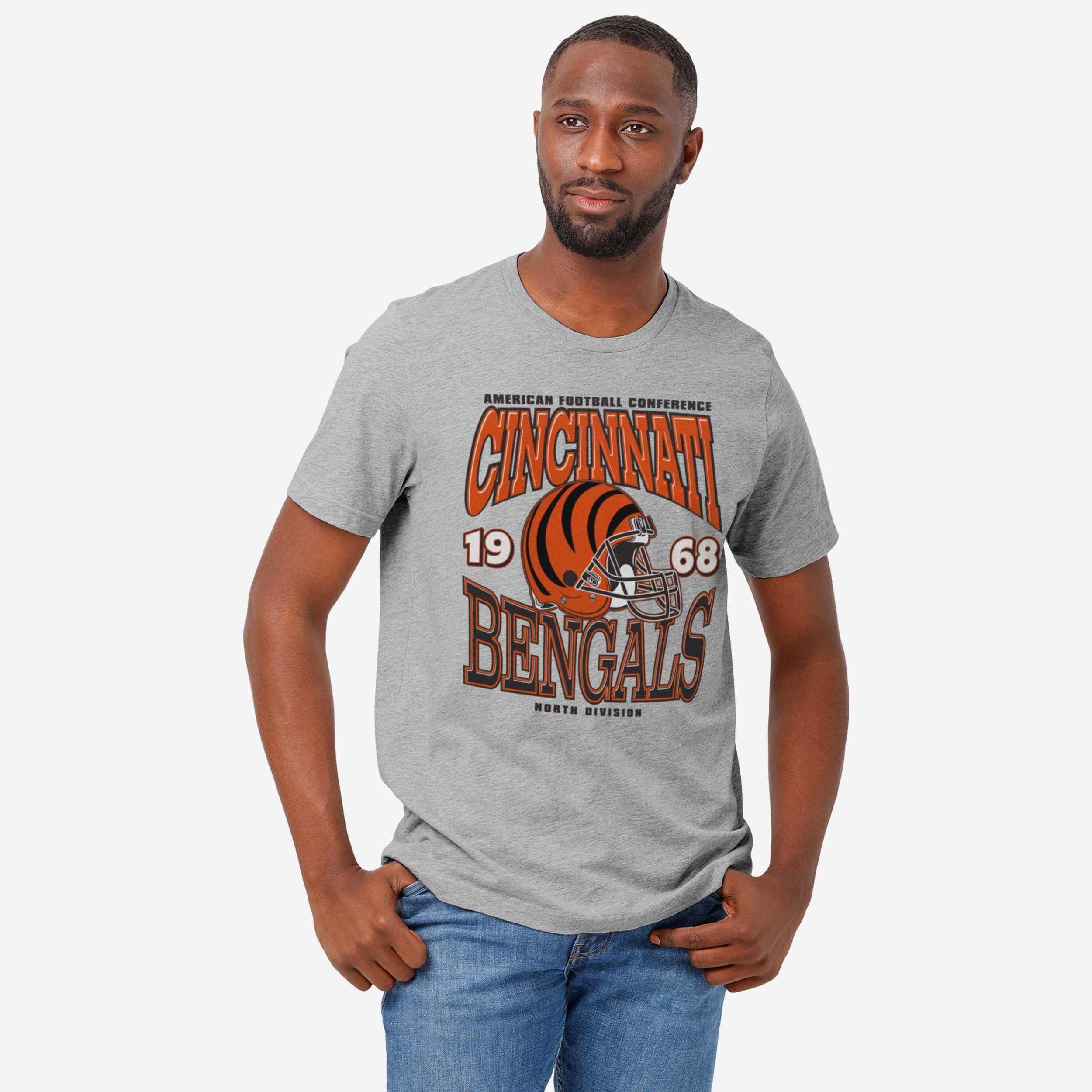 Cincinnati Bengals Classic Team Helmet T-Shirt - Image 2