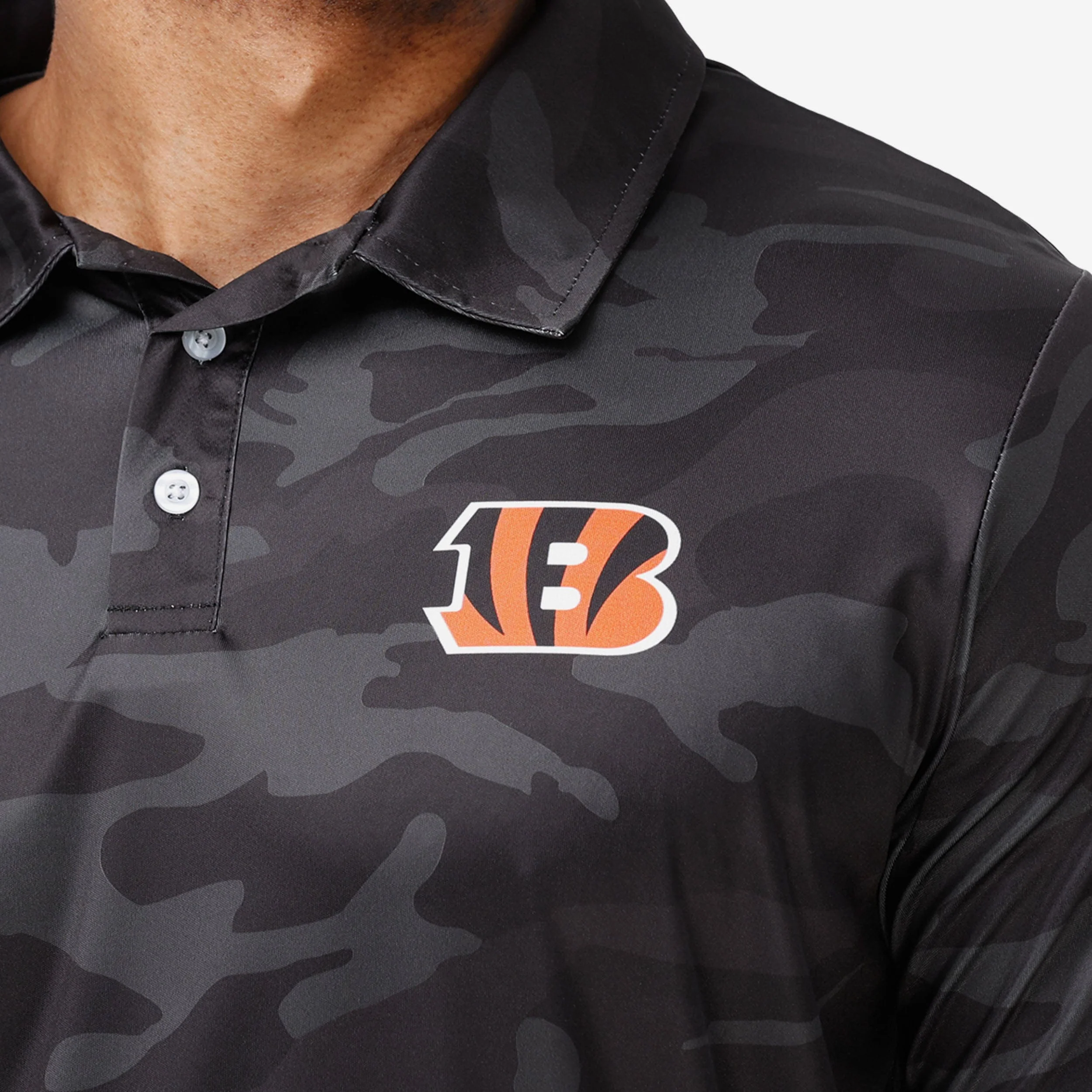 Cincinnati Bengals Color Camo Polyester Polo - Image 3