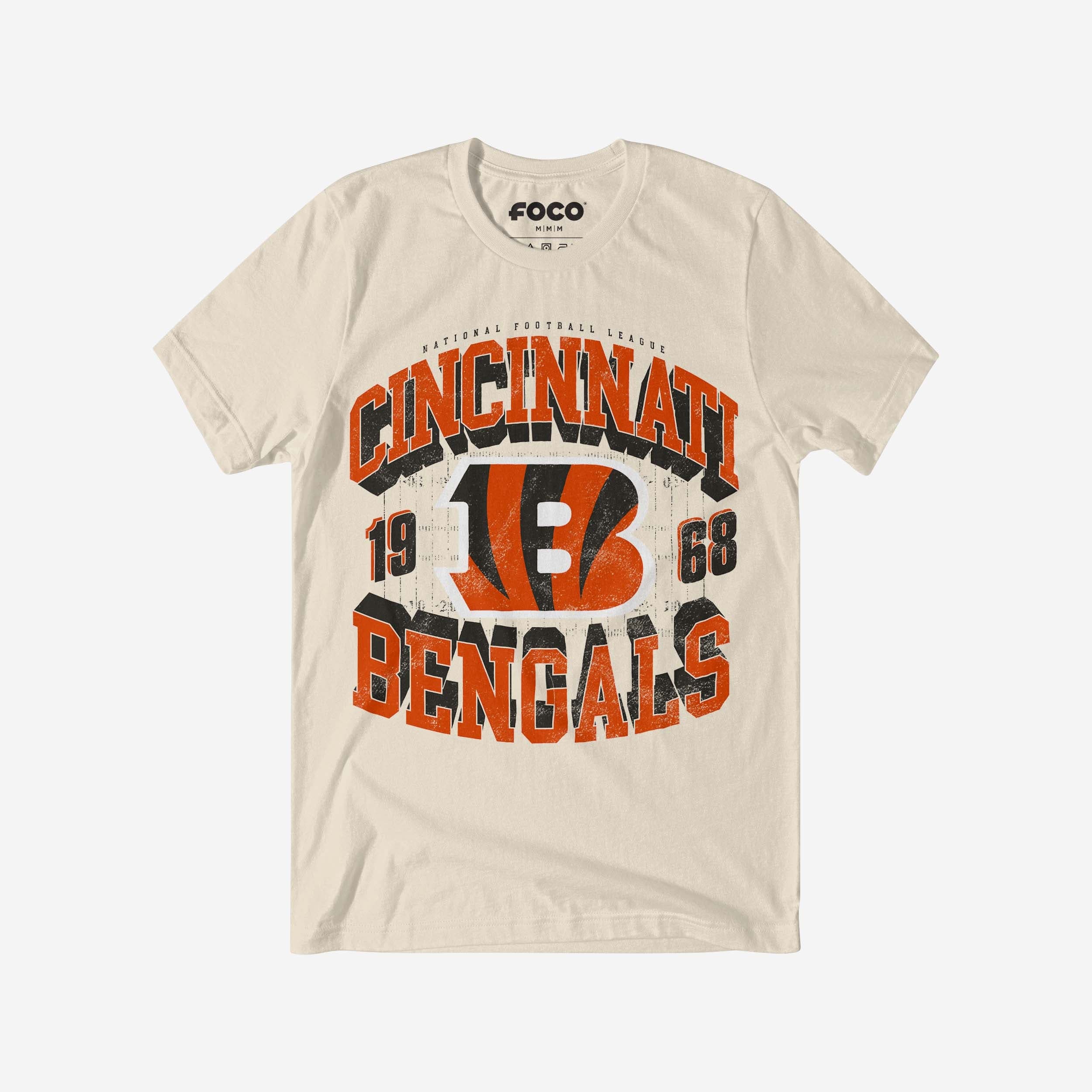 Cincinnati Bengals Field Arched Wordmark T-Shirt