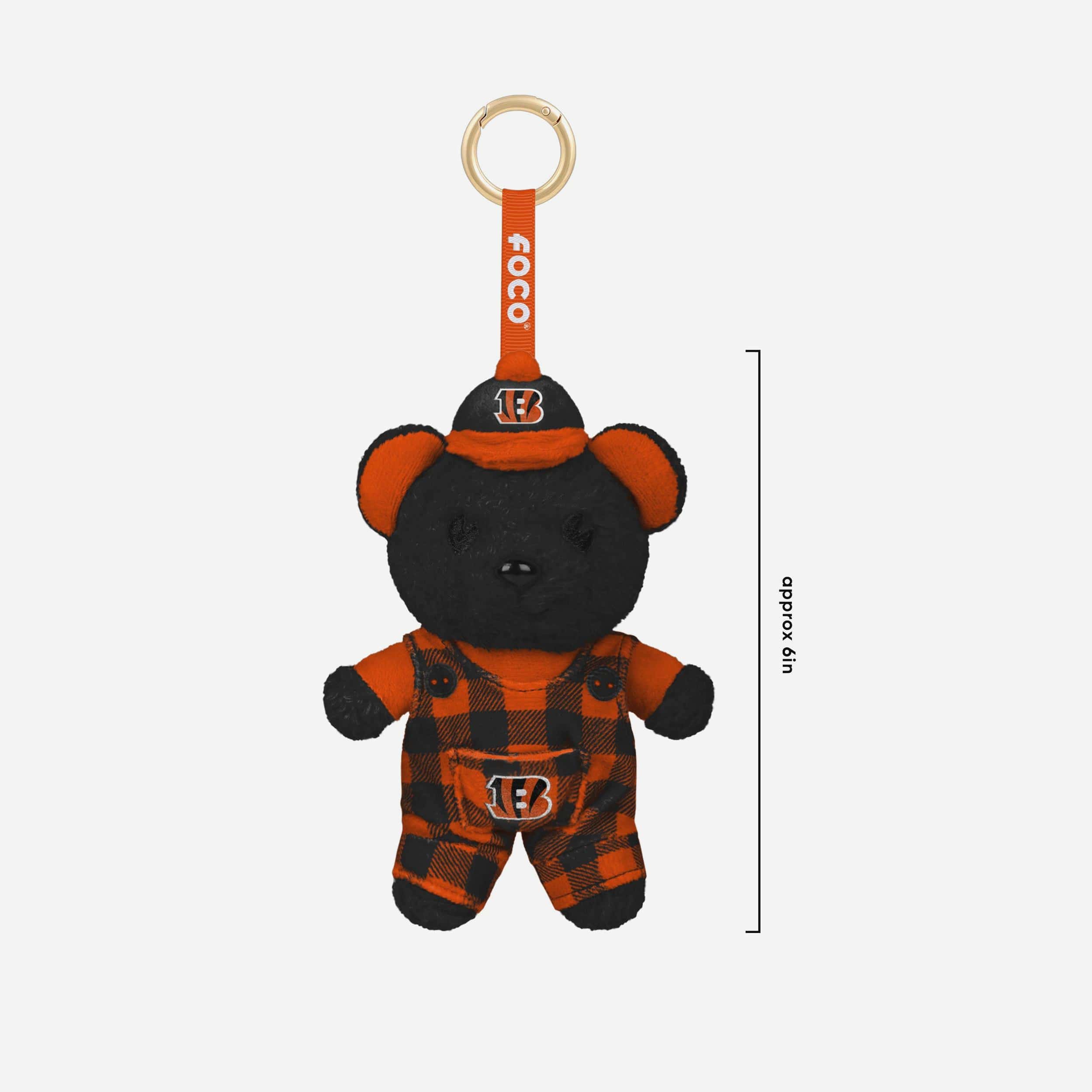 Cincinnati Bengals FOOCOOS Plush Bag Charm Keychain Blind Box Series 1 - Image 3