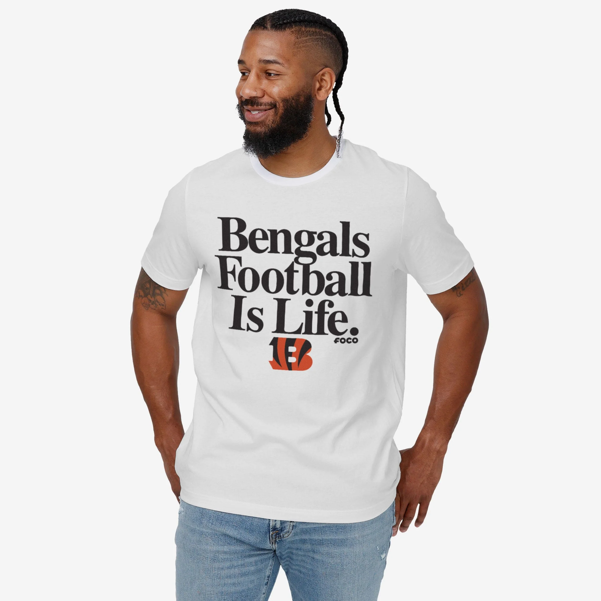 Cincinnati Bengals Football is Life T-Shirt - Image 2