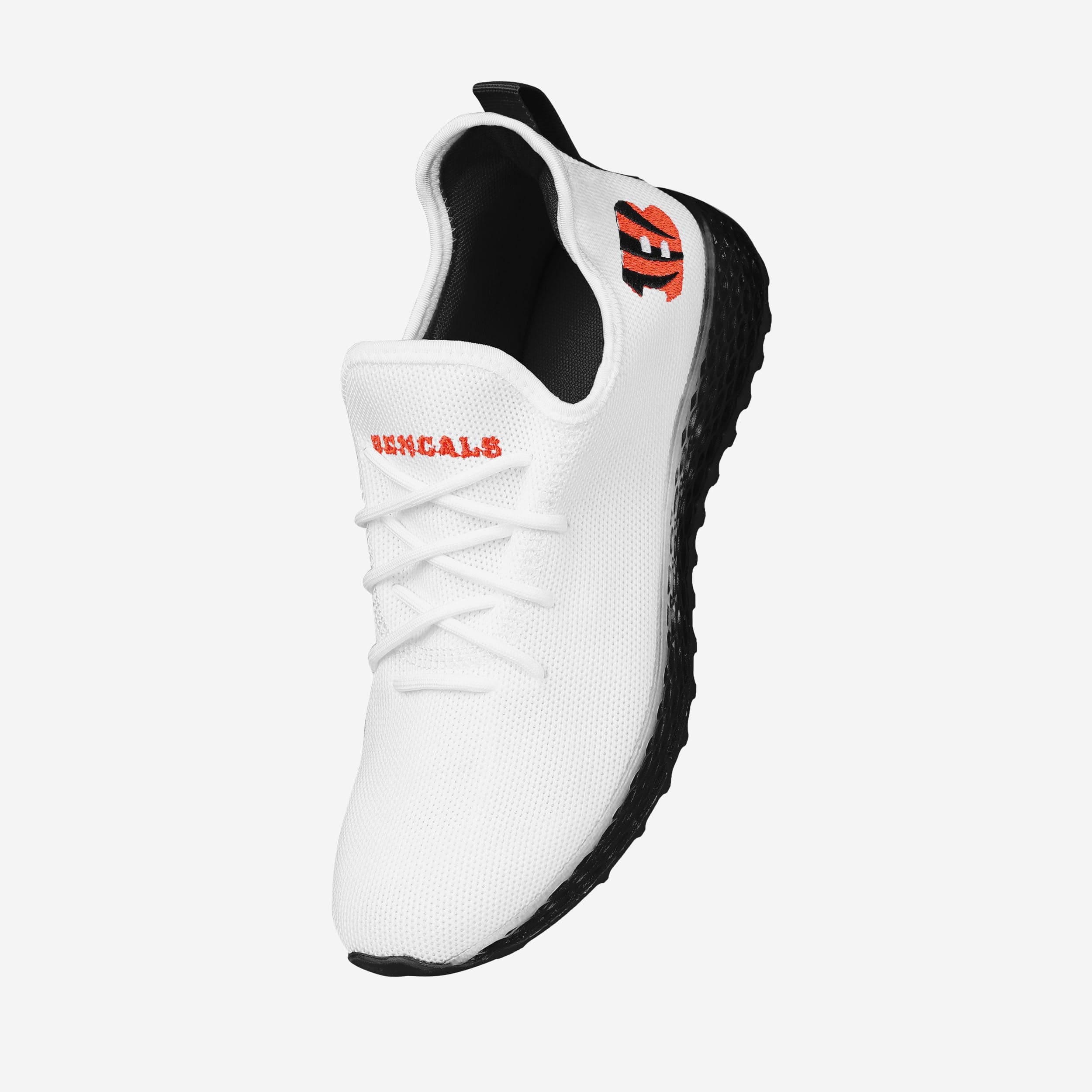 Cincinnati Bengals Gradient Midsole White Sneakers - Image 2