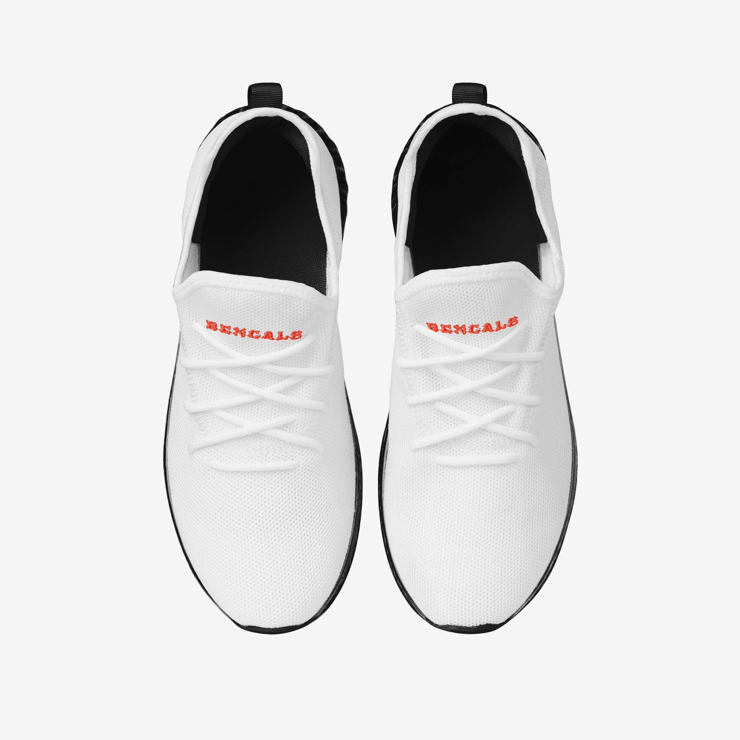 Cincinnati Bengals Gradient Midsole White Sneakers - Image 4
