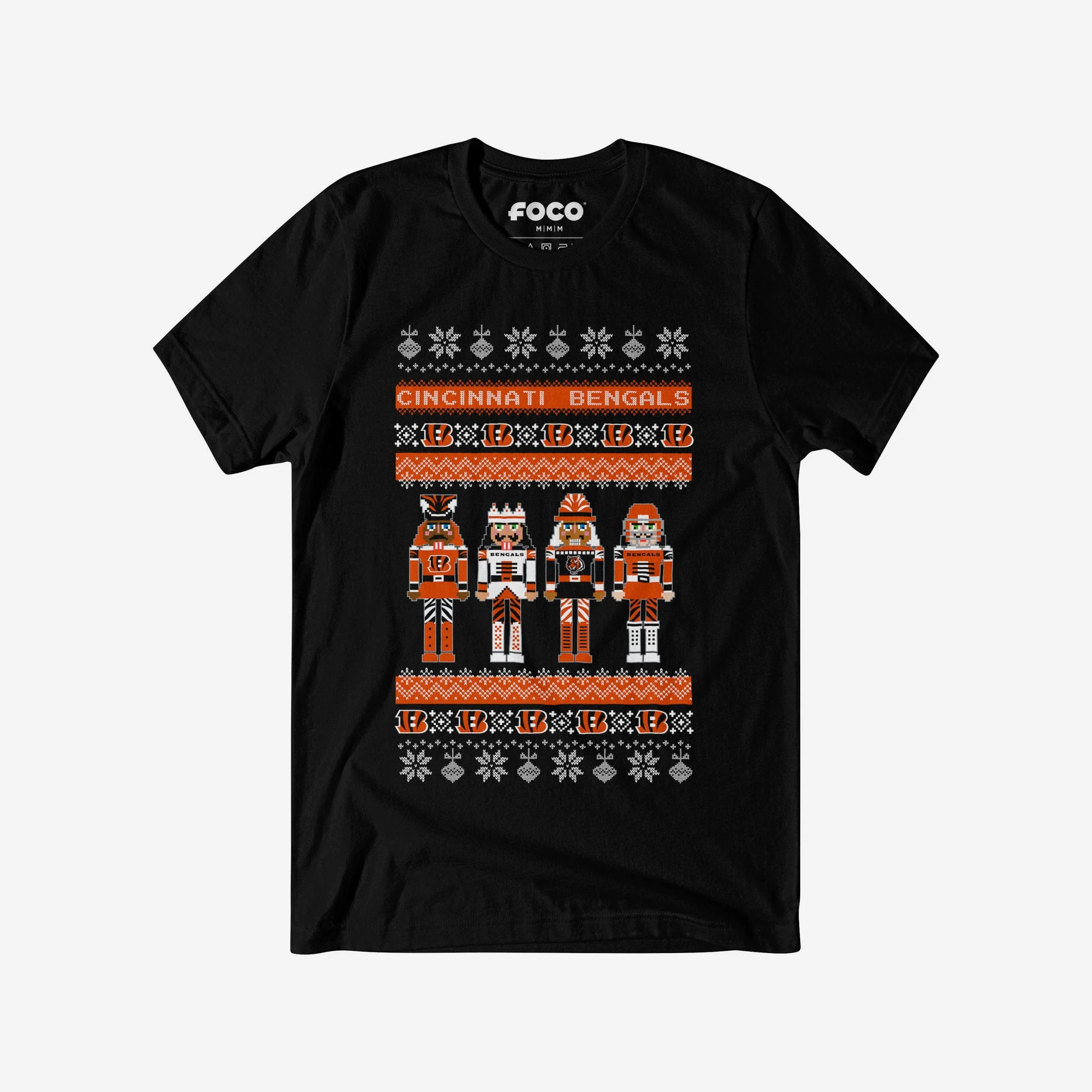 Cincinnati Bengals Holiday Nutcracker Sweater T-Shirt
