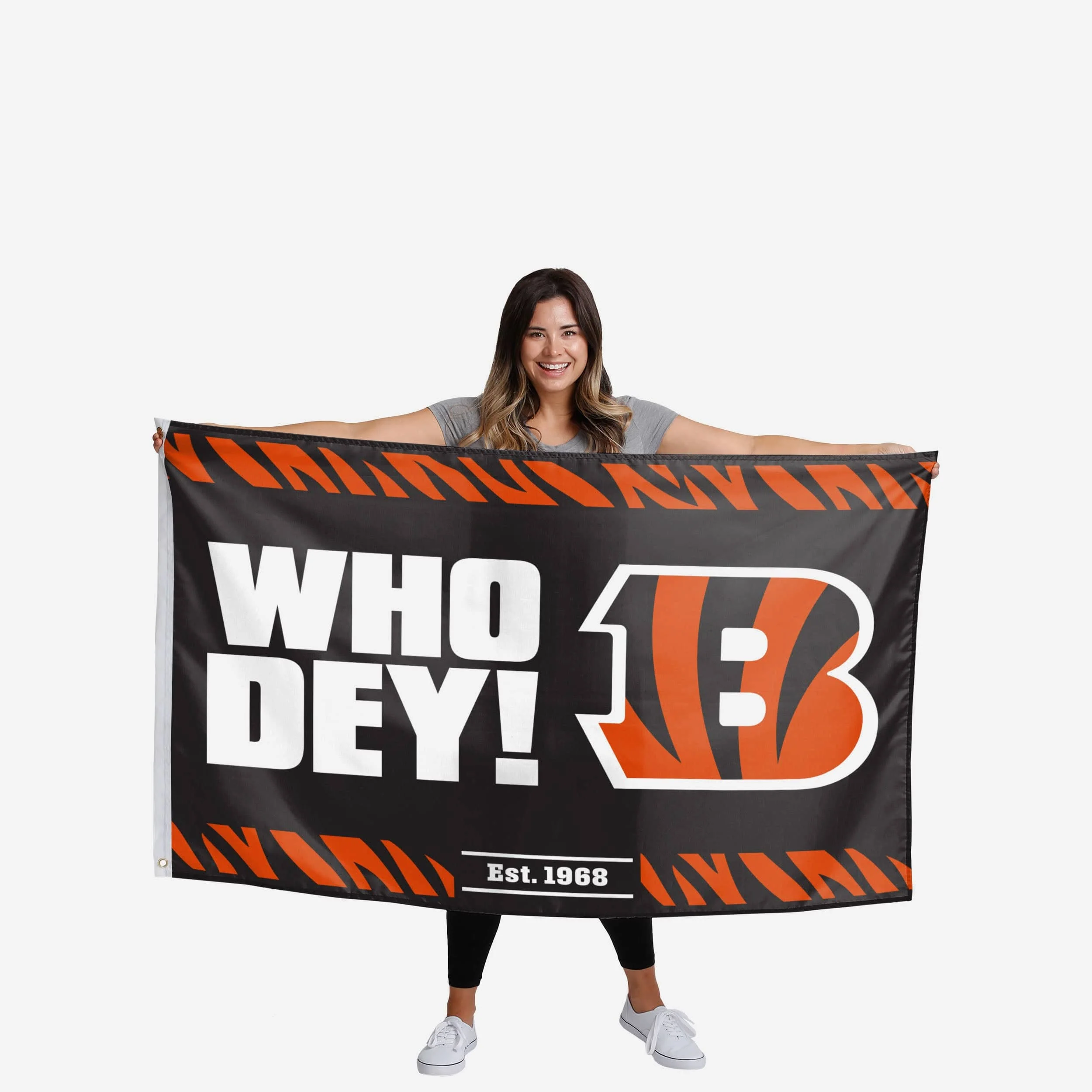 Cincinnati Bengals Horizontal Slogan Flag - Image 2