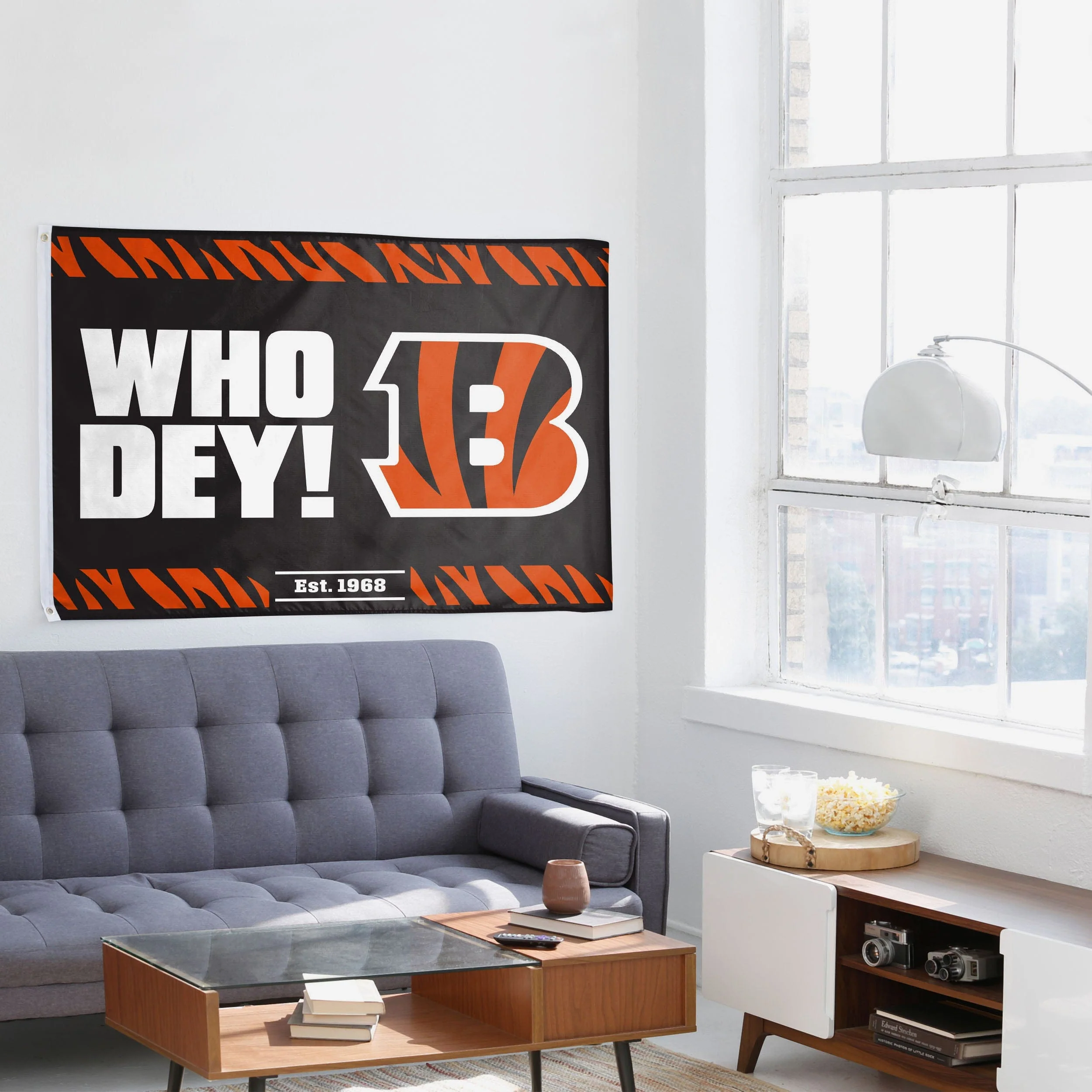Cincinnati Bengals Horizontal Slogan Flag - Image 4