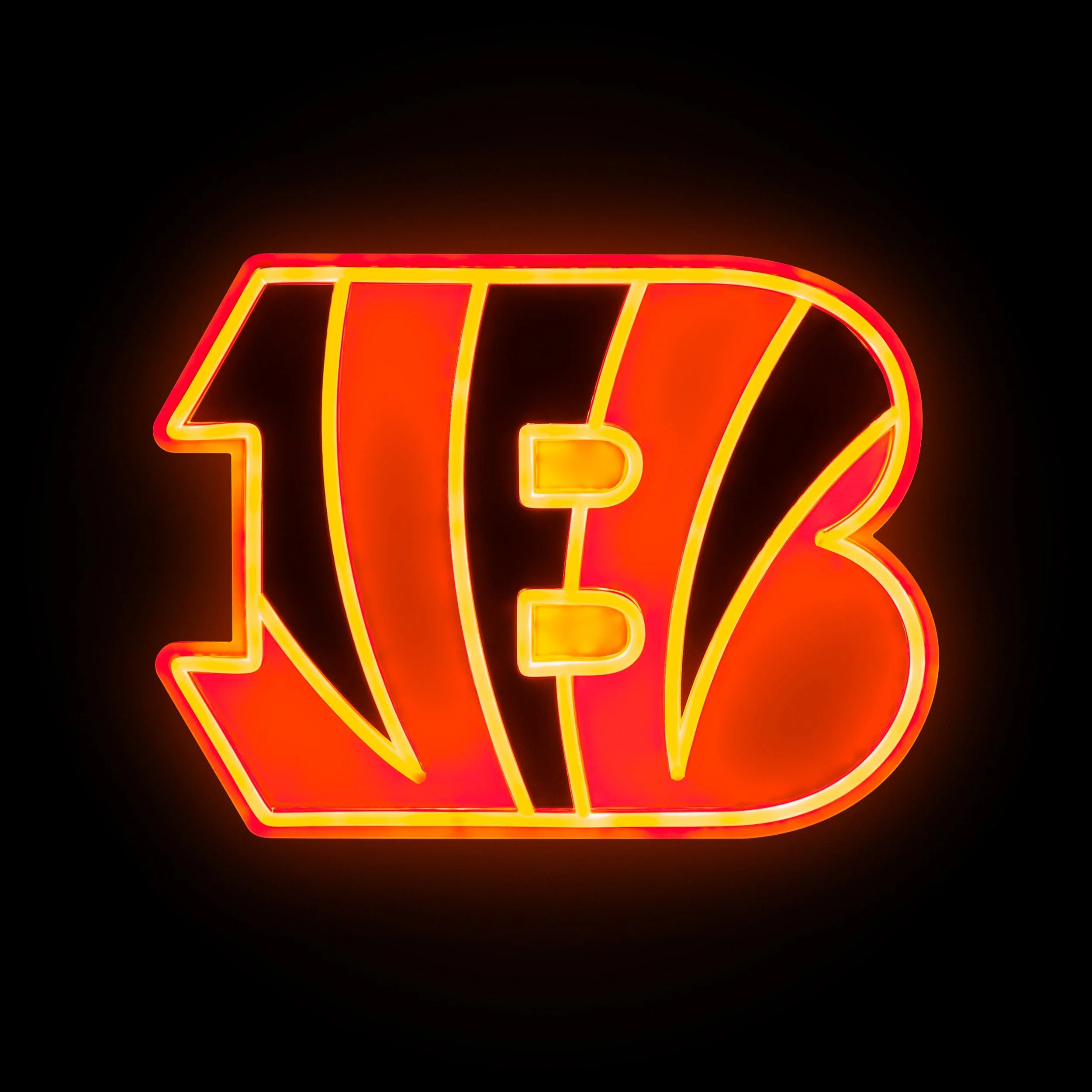 Cincinnati Bengals LED Neon Light Up Team Logo Sign - Image 2