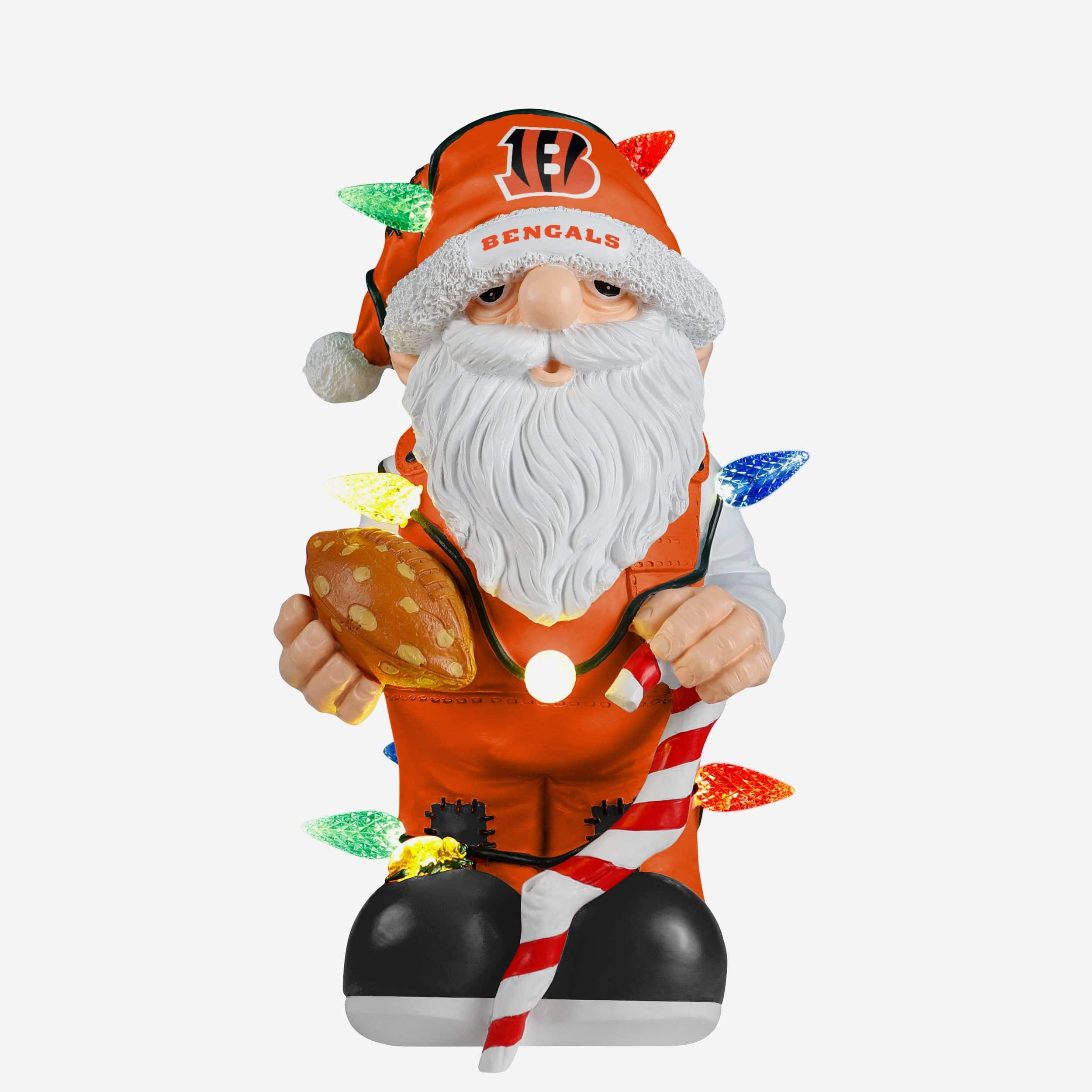 Cincinnati Bengals Light Up Holiday Gnome
