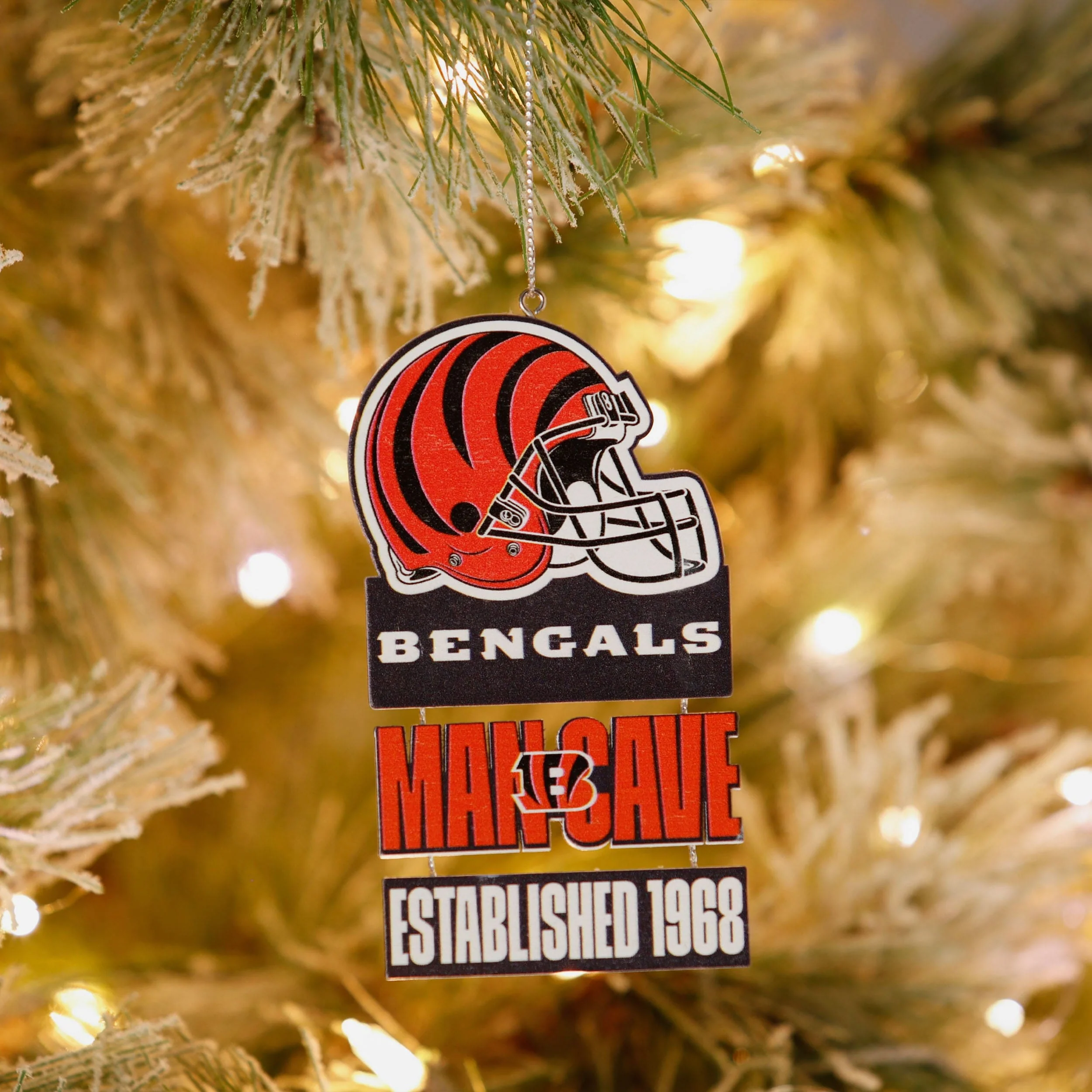 Cincinnati Bengals Mancave Sign Ornament - Image 3