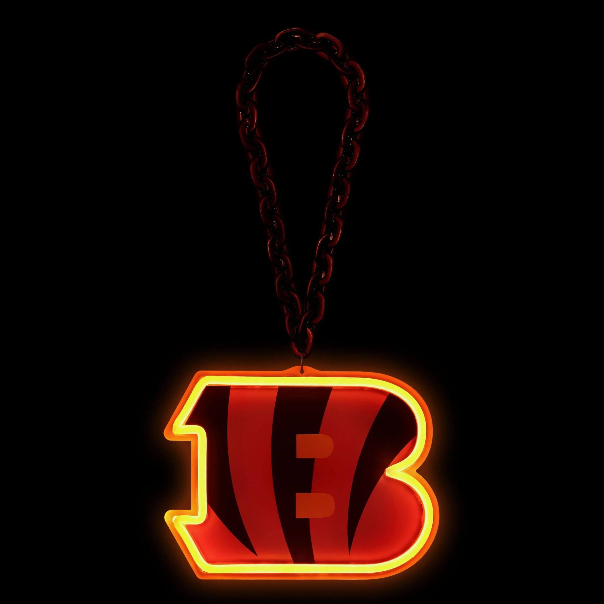 Cincinnati Bengals Neon Light Up Big Logo Chain - Image 2