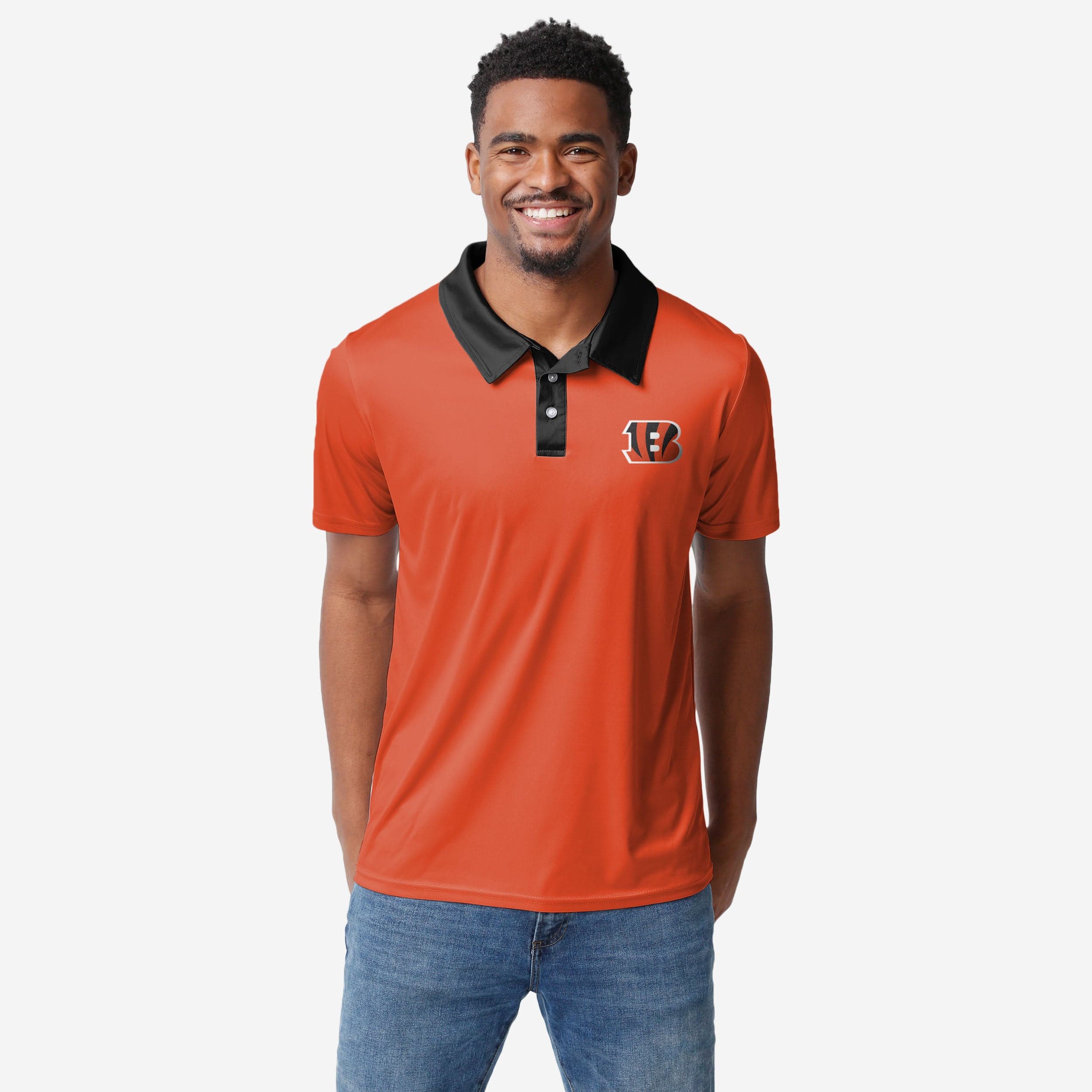 Cincinnati Bengals Nightcap Polyester Polo