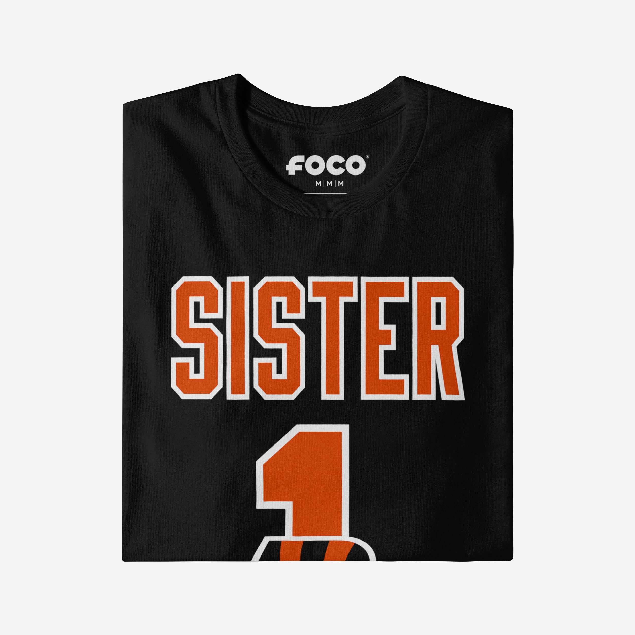 Cincinnati Bengals Number 1 Sister T-Shirt - Image 4