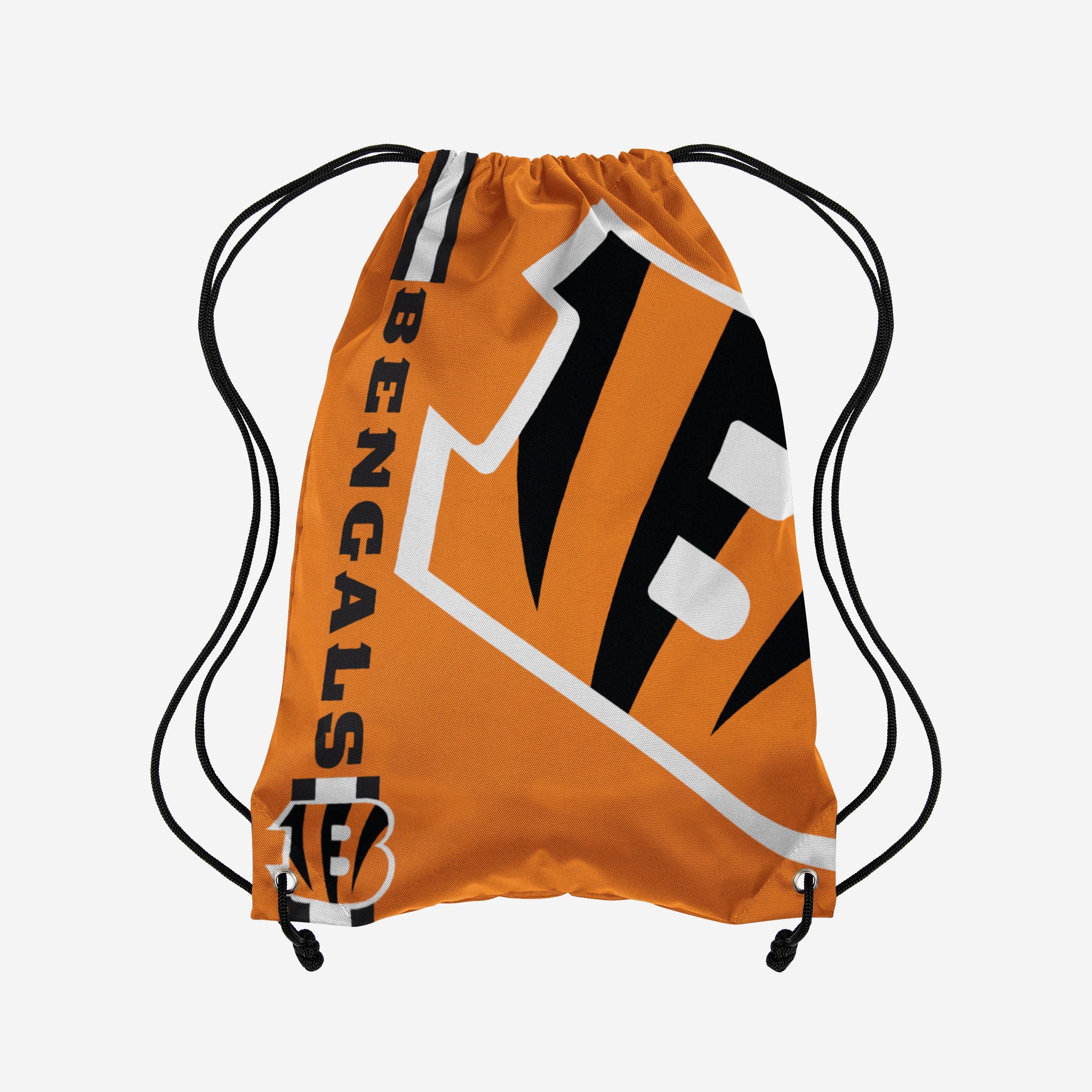 Cincinnati Bengals Orange Alternate Color Big Logo Drawstring Backpack