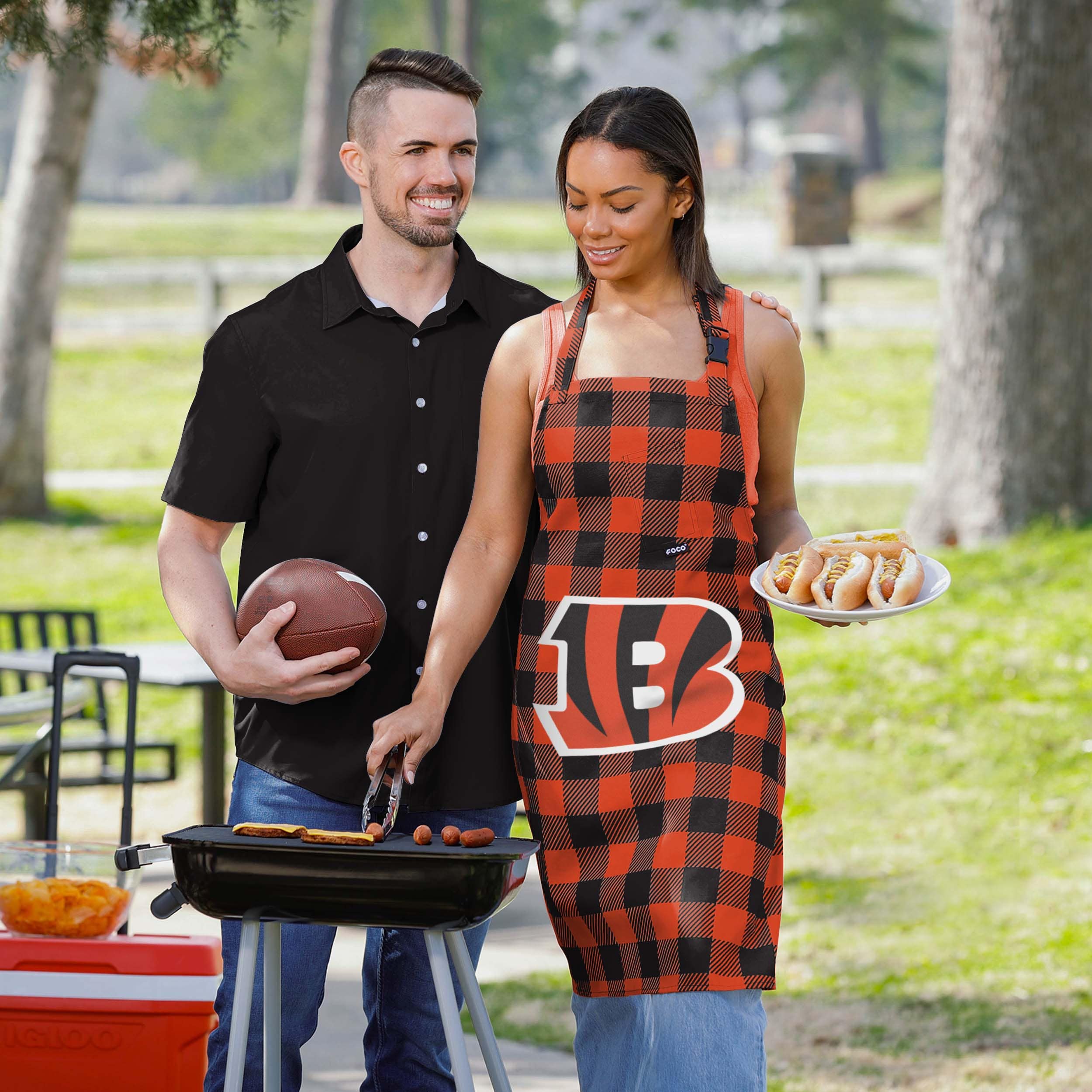 Cincinnati Bengals Plaid Apron - Image 5