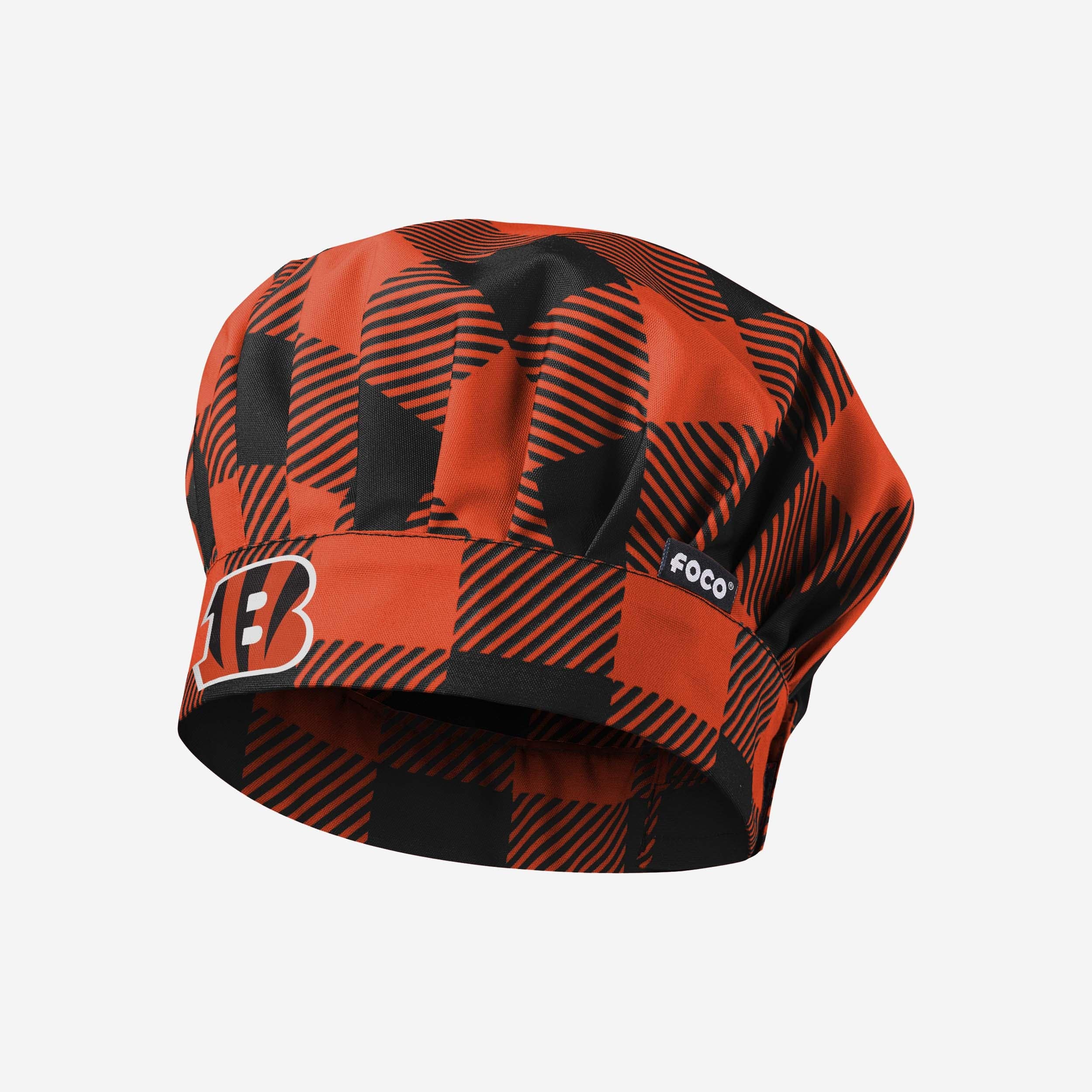 Cincinnati Bengals Plaid Chef Hat