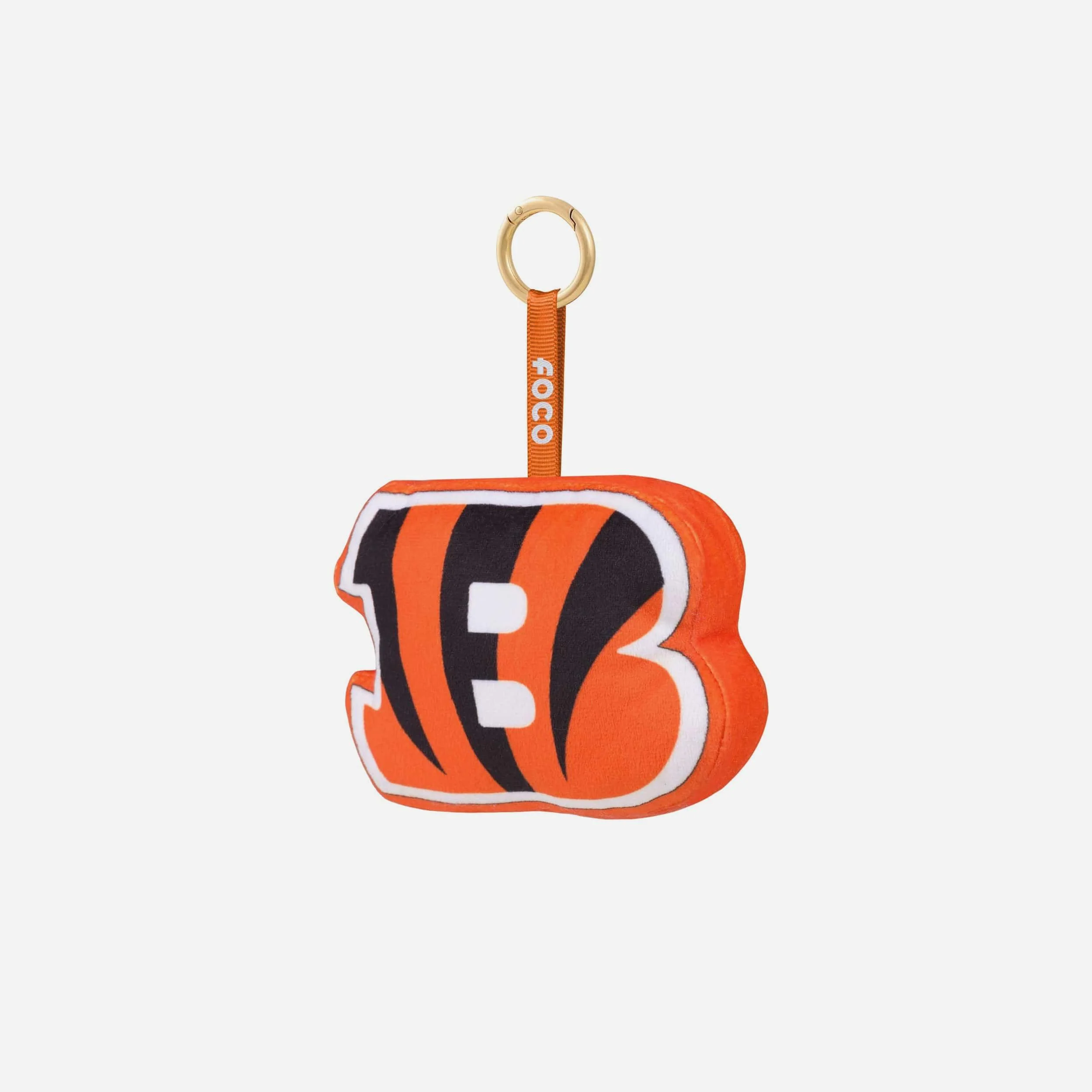 Cincinnati Bengals Plush Team Logo Bag Charm Keychain - Image 3