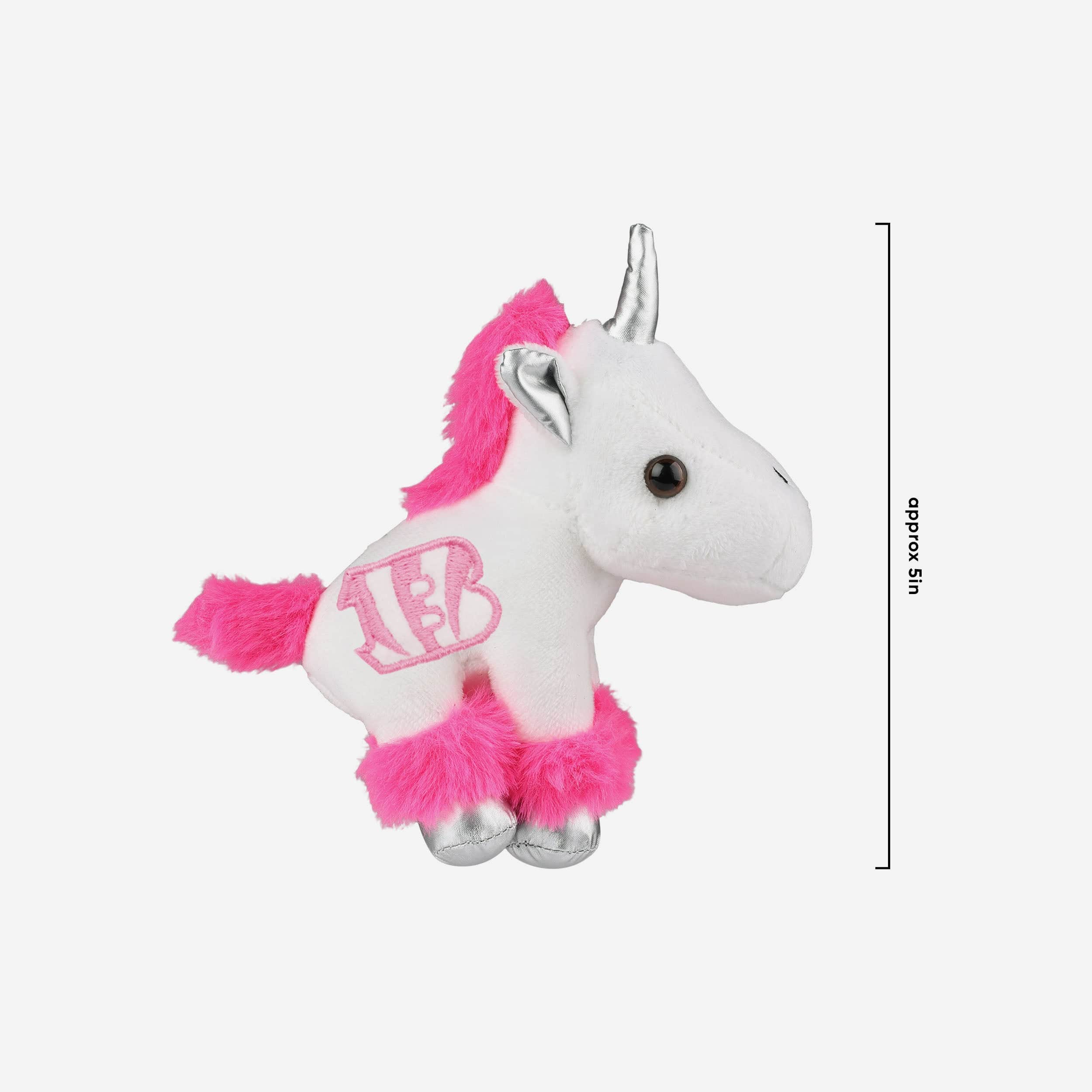 Cincinnati Bengals Plush Unicorn Ornament - Image 3