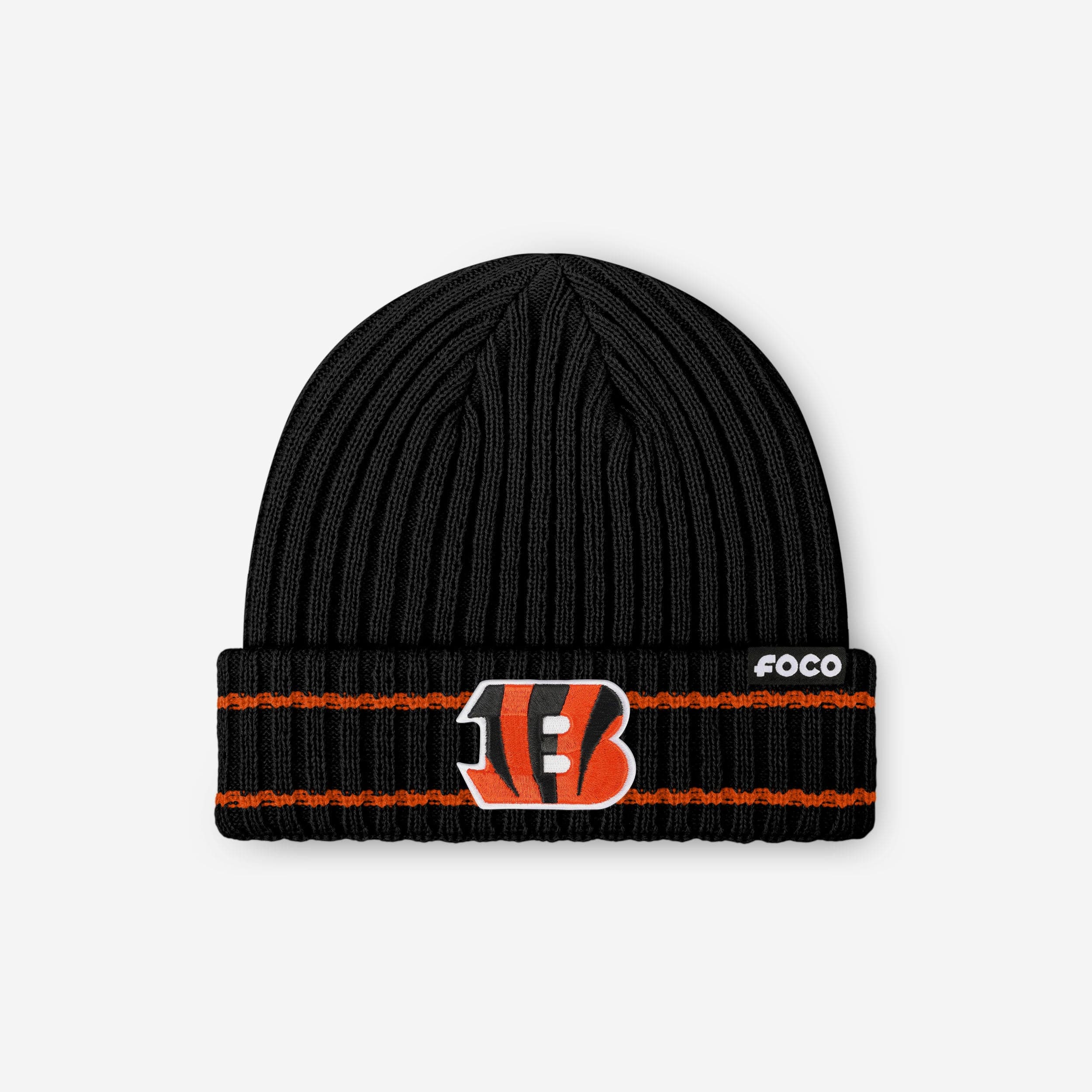 Cincinnati Bengals Primary Logo Ribbed Beanie