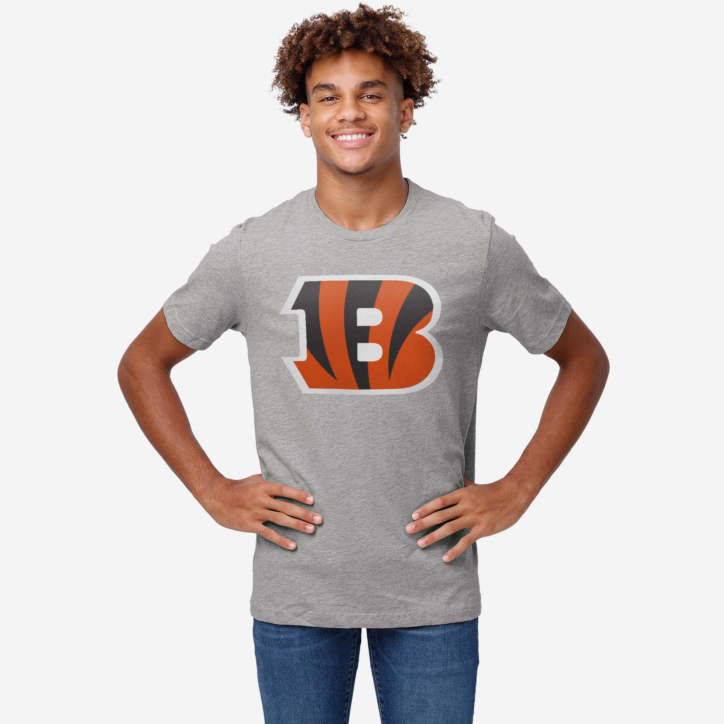 Cincinnati Bengals Primary Logo T-Shirt - Image 14