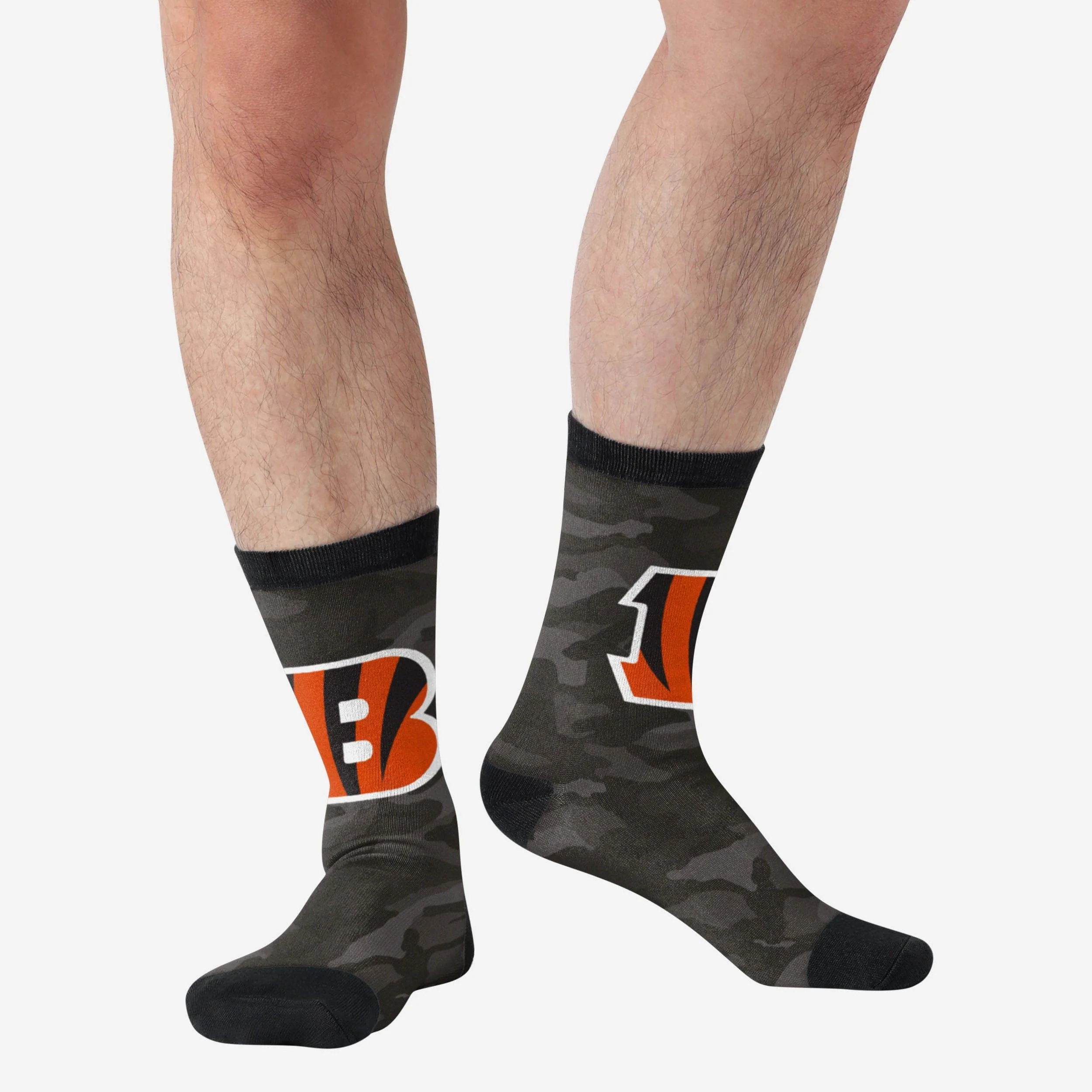Cincinnati Bengals Printed Camo Socks - Image 2