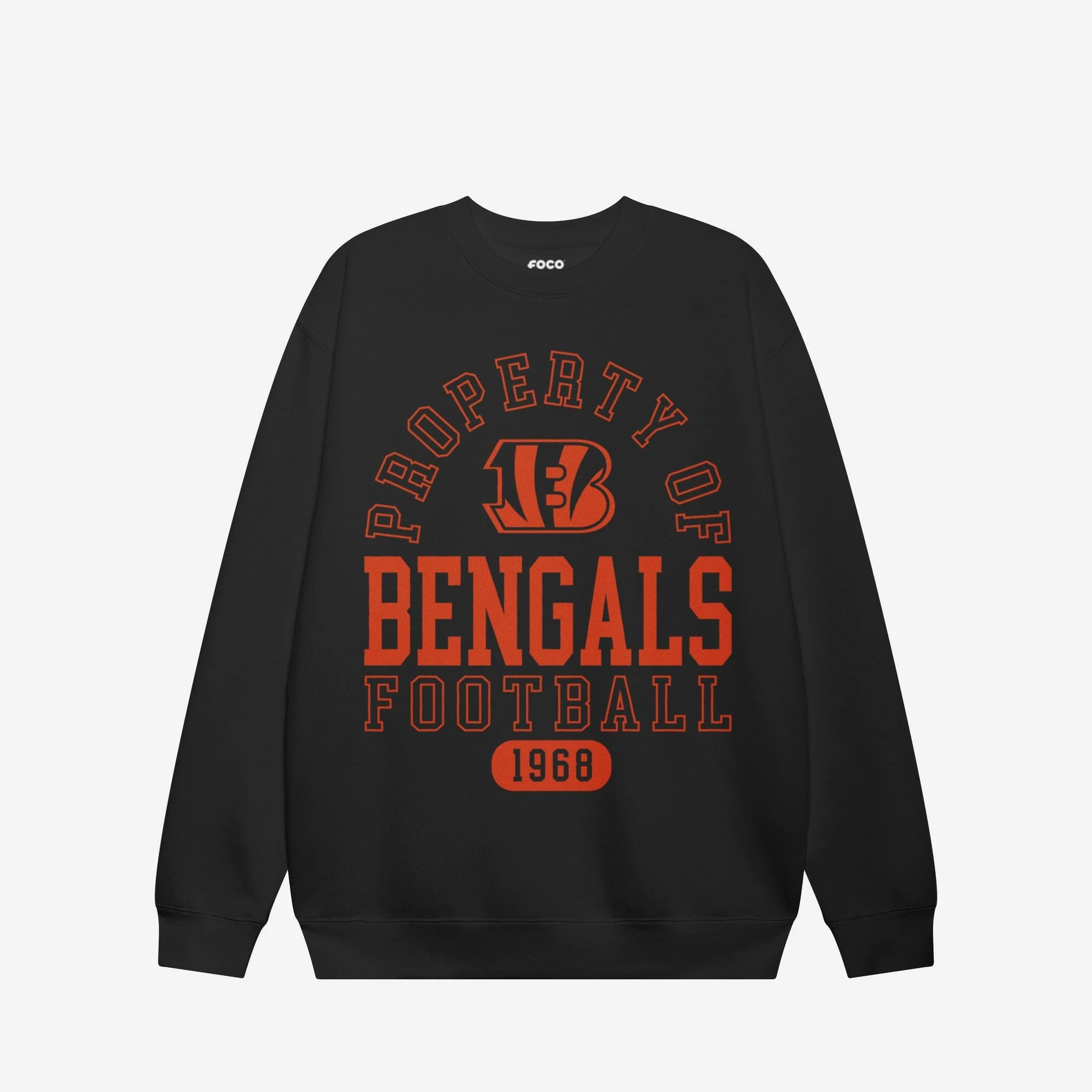 Cincinnati Bengals Property of Crew Neck Sweatshirt