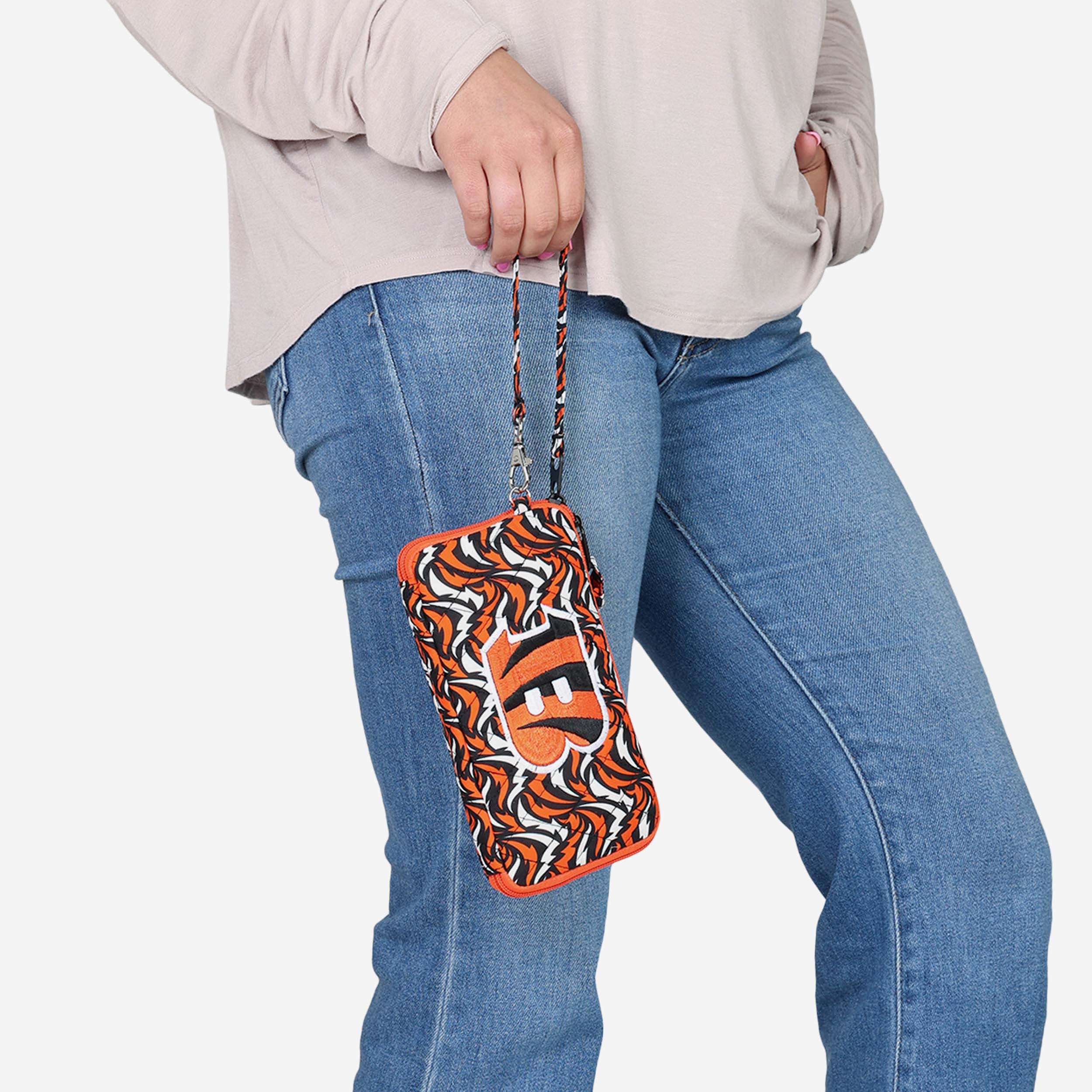 Cincinnati Bengals Quilted Printed Wristlet - Image 2