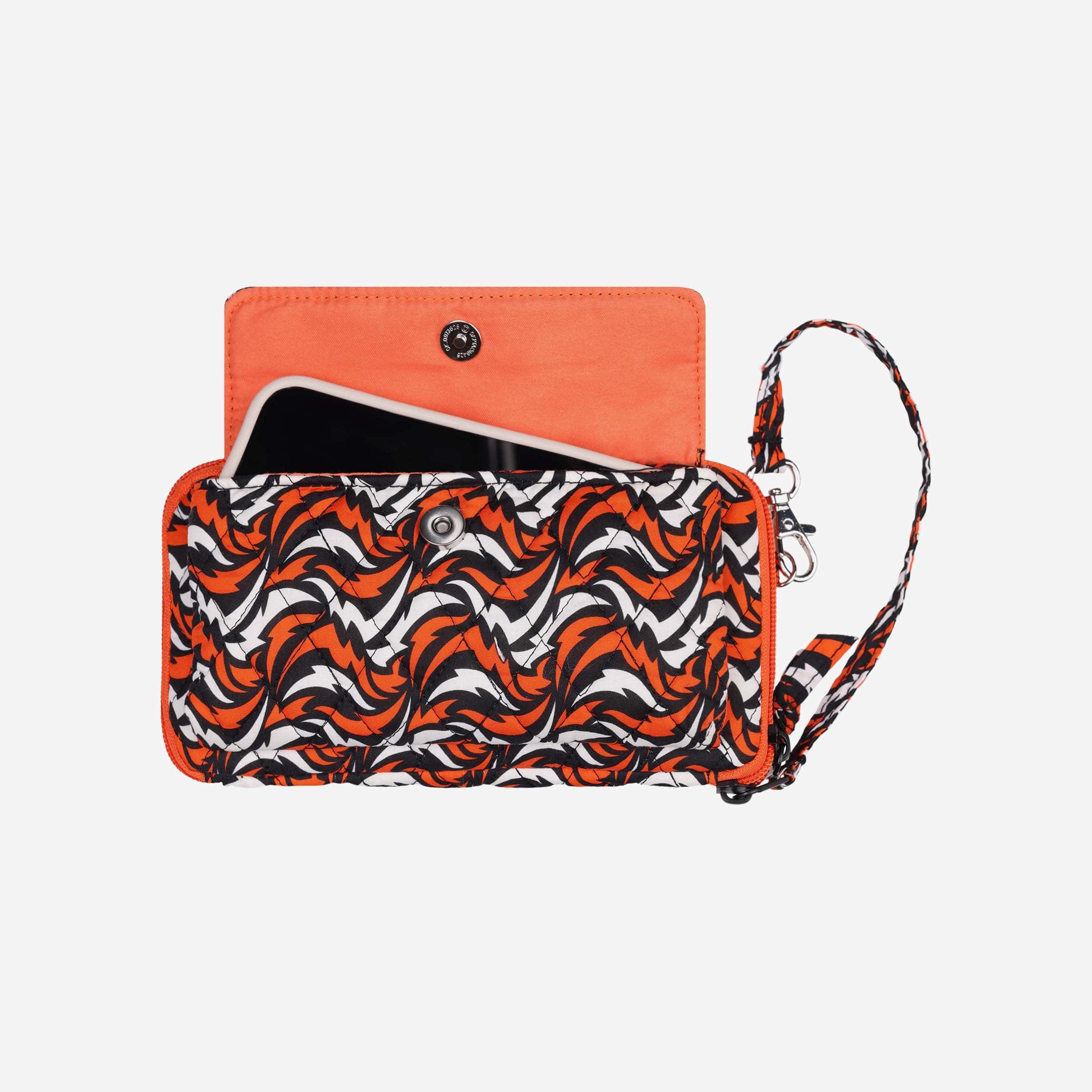 Cincinnati Bengals Quilted Printed Wristlet - Image 4