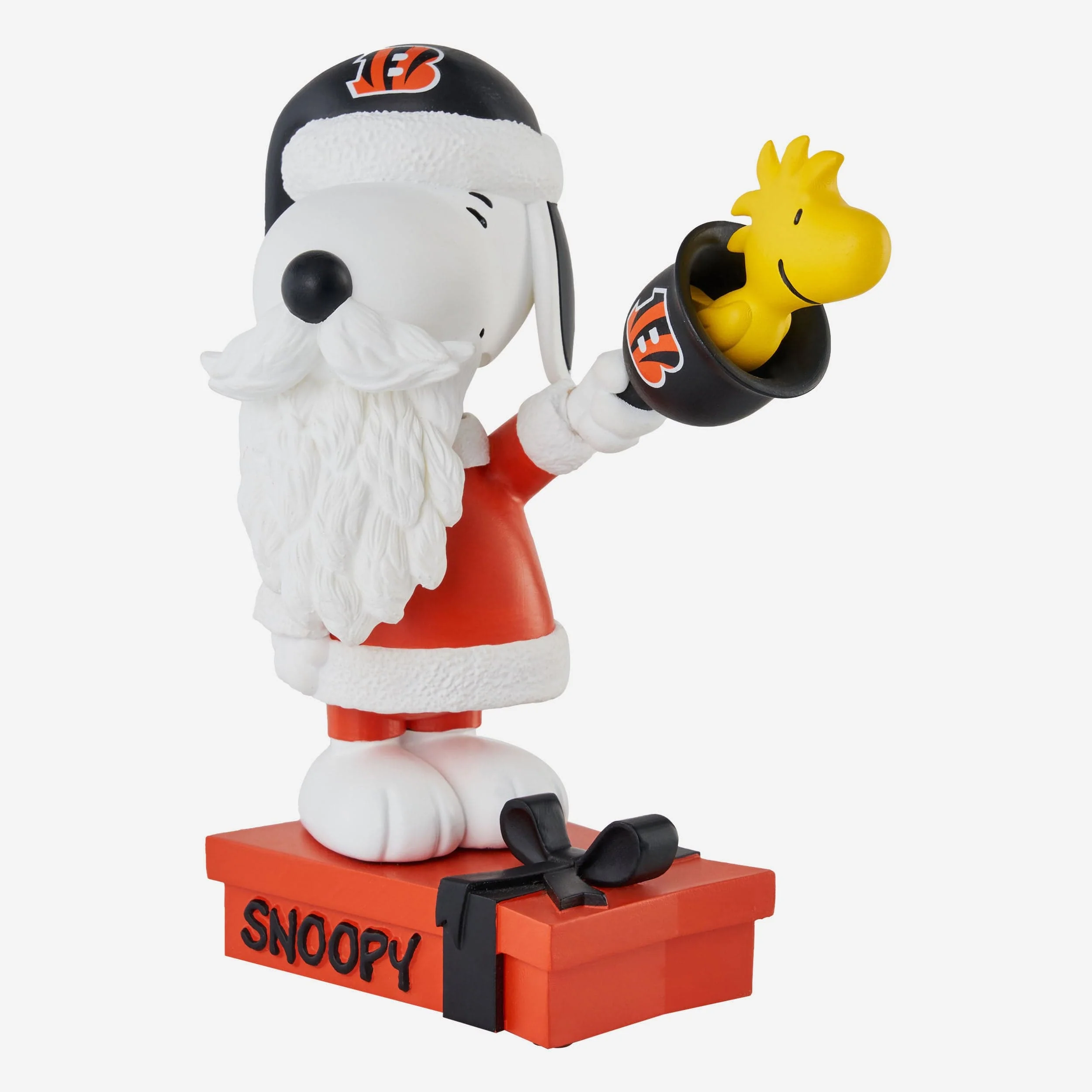 Cincinnati Bengals Snoopy & Woodstock Peanuts Christmas Special Bobblehead - Image 4