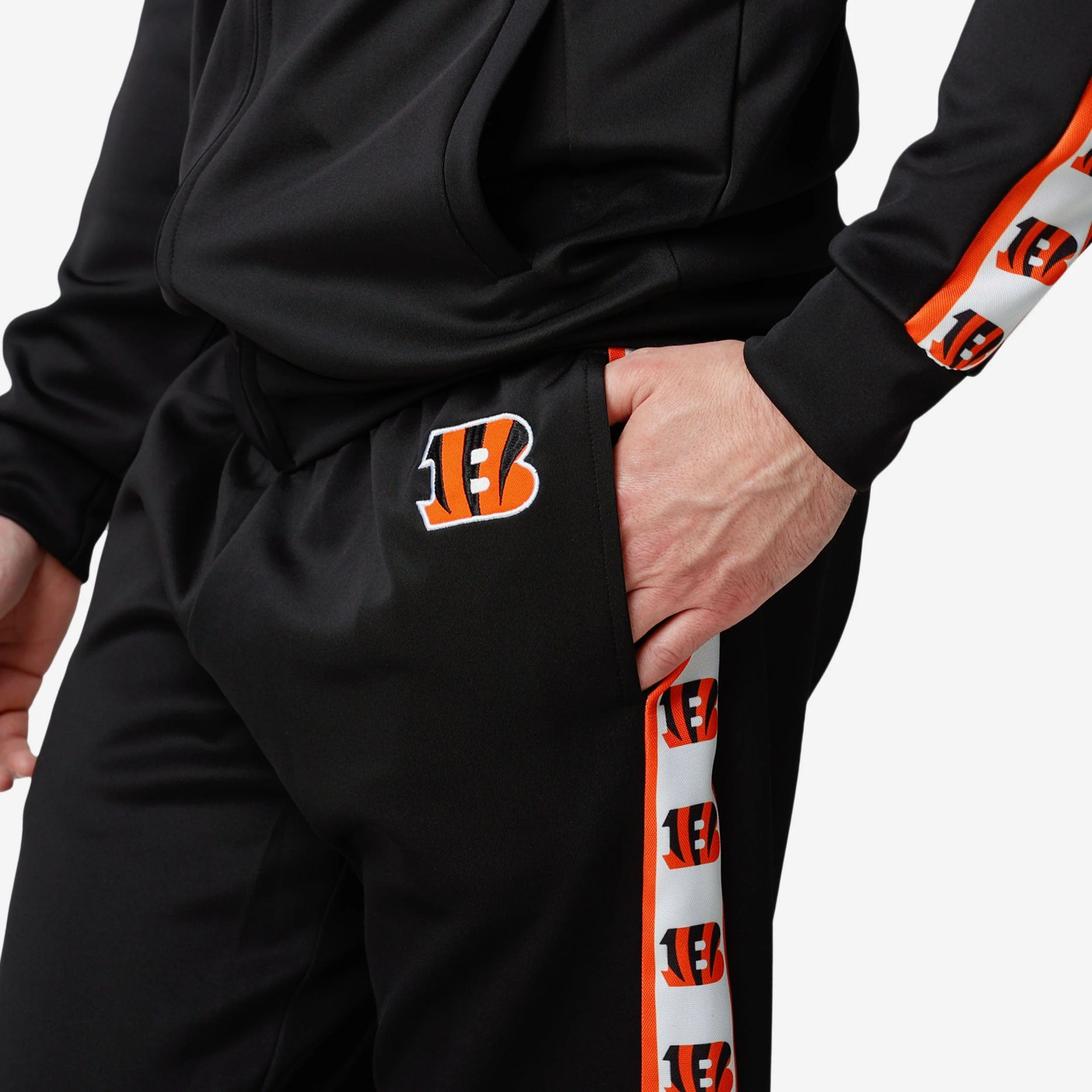 Cincinnati Bengals Stripe Logo Track Pants - Image 3