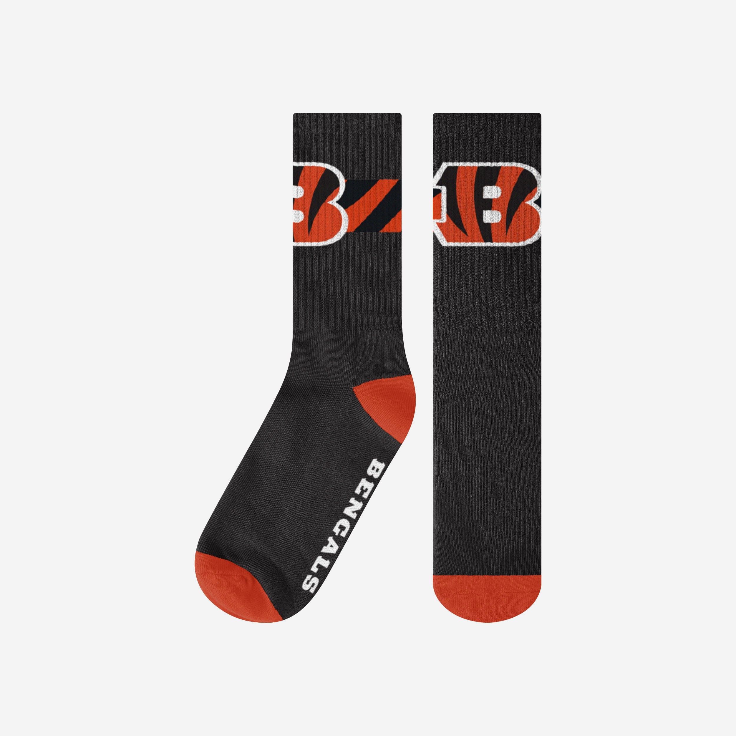 Cincinnati Bengals Team Stripe Crew Socks