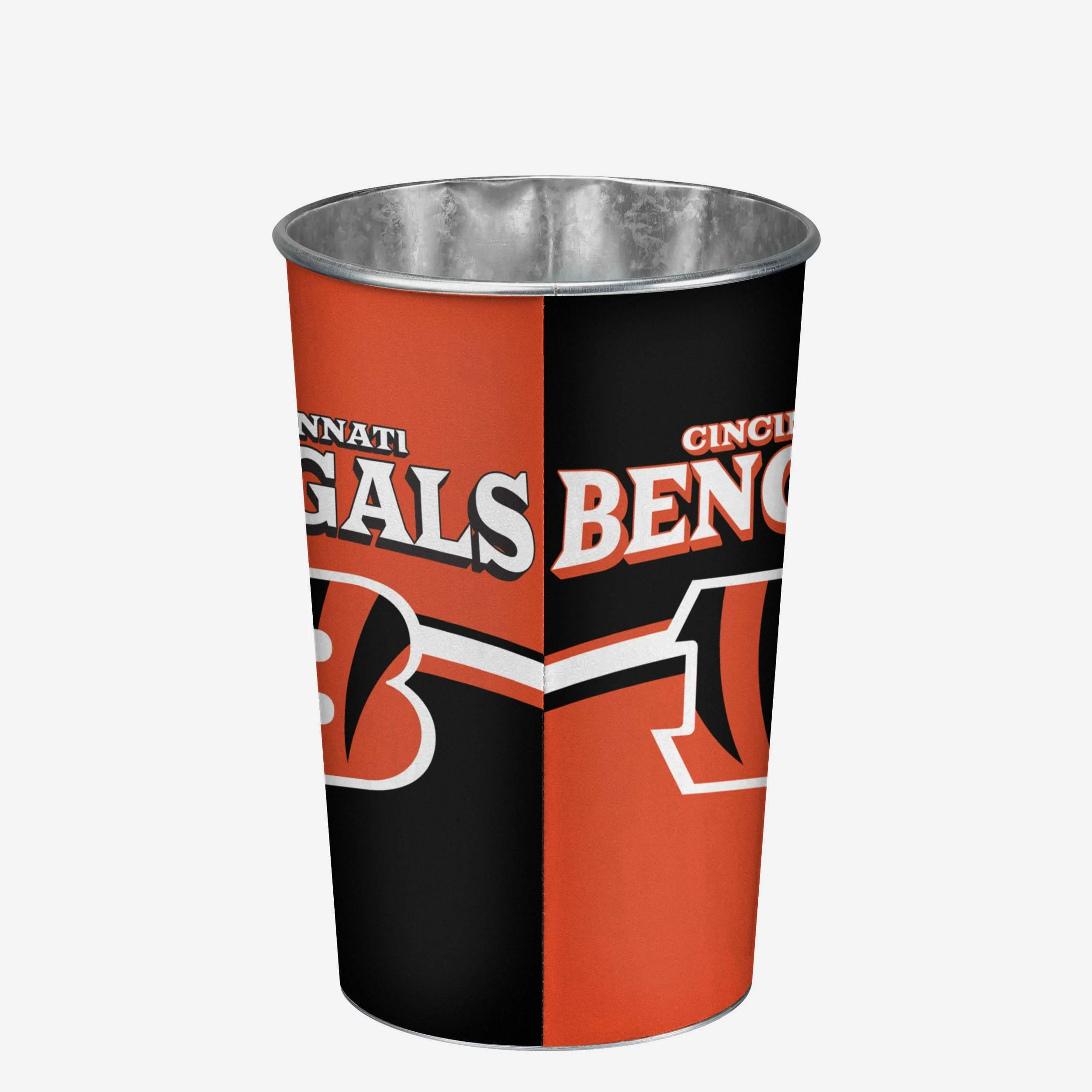 Cincinnati Bengals Team Stripe Trash Can - Image 3