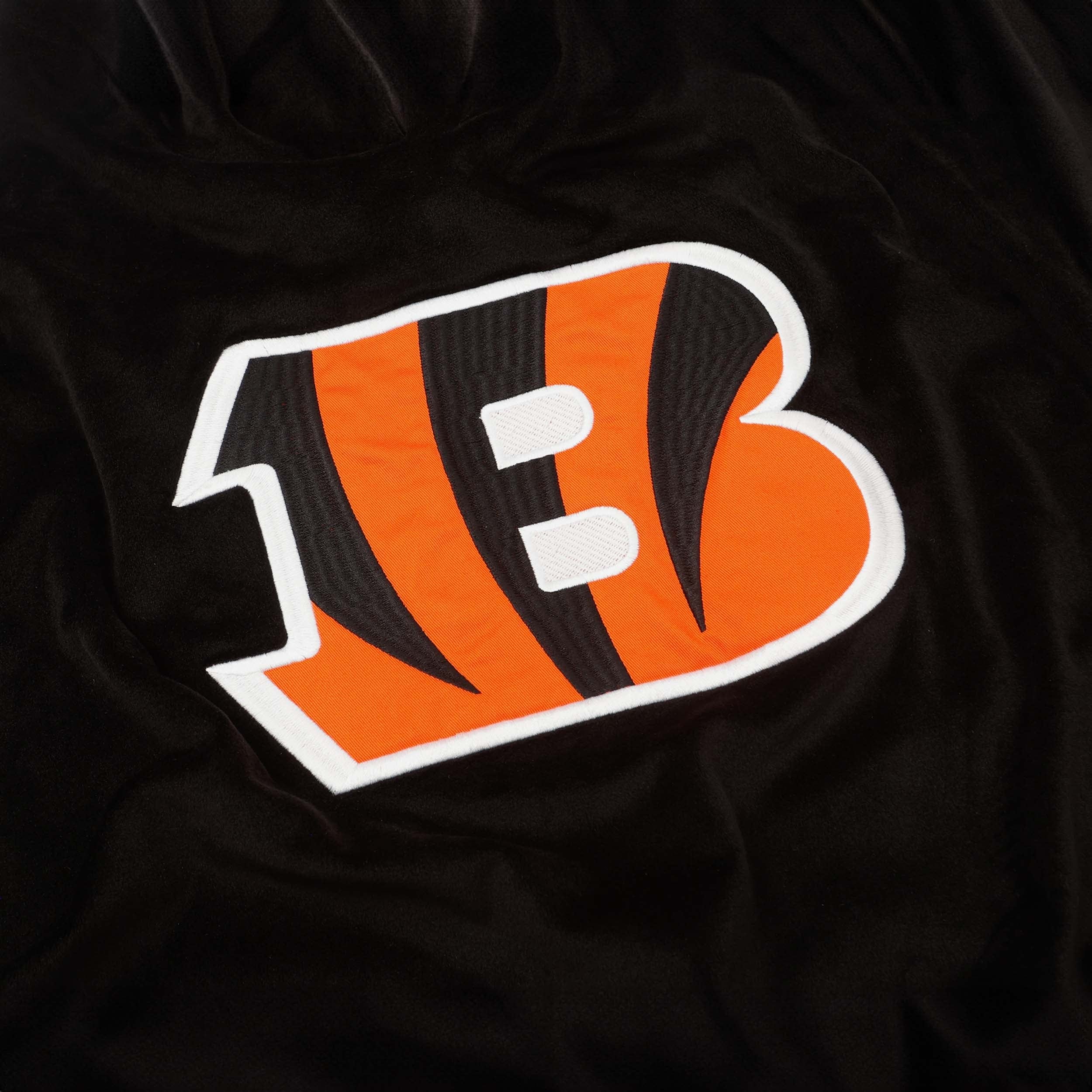 Cincinnati Bengals Velour Hooded Sweatshirt - Image 4