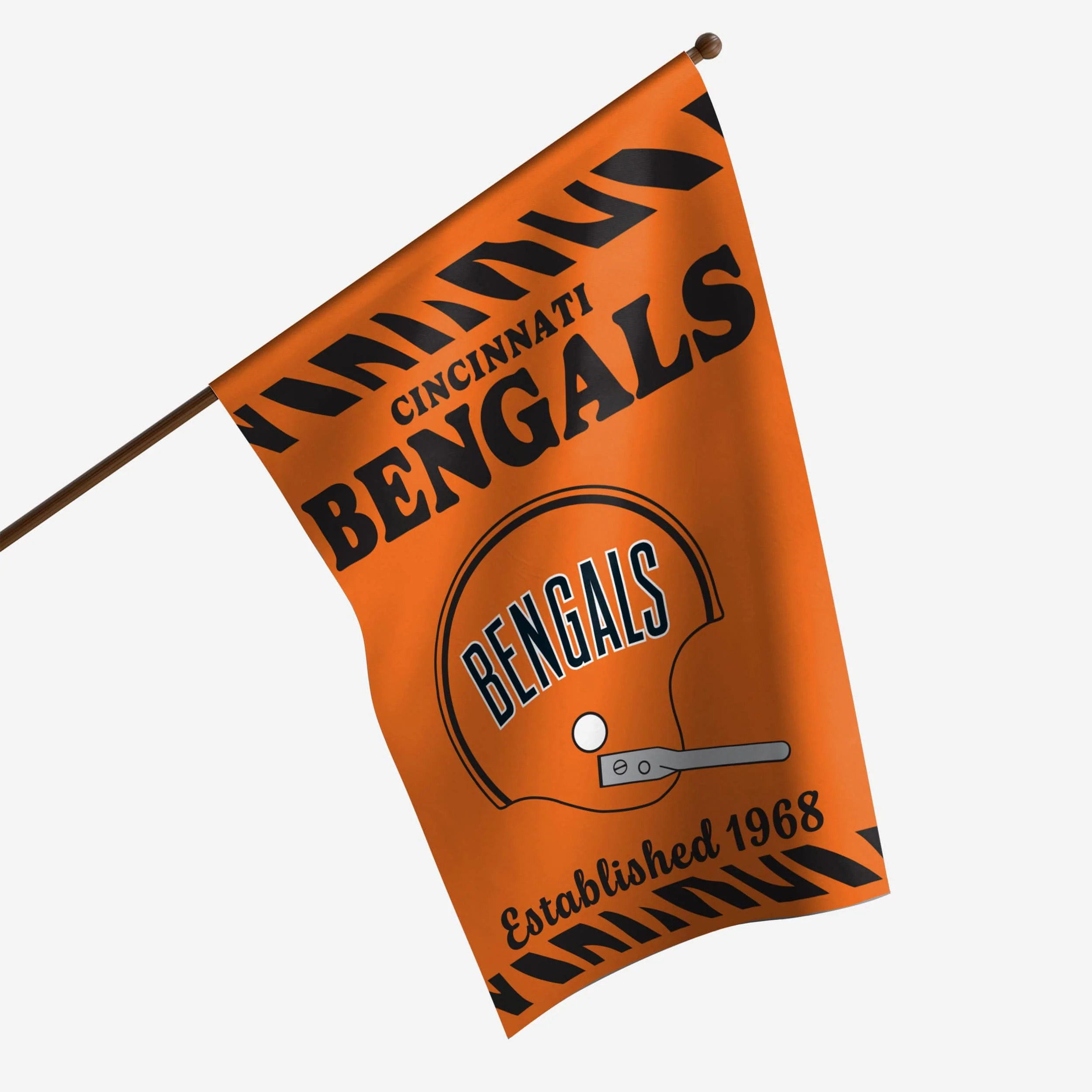 Cincinnati Bengals Vertical Retro Flag