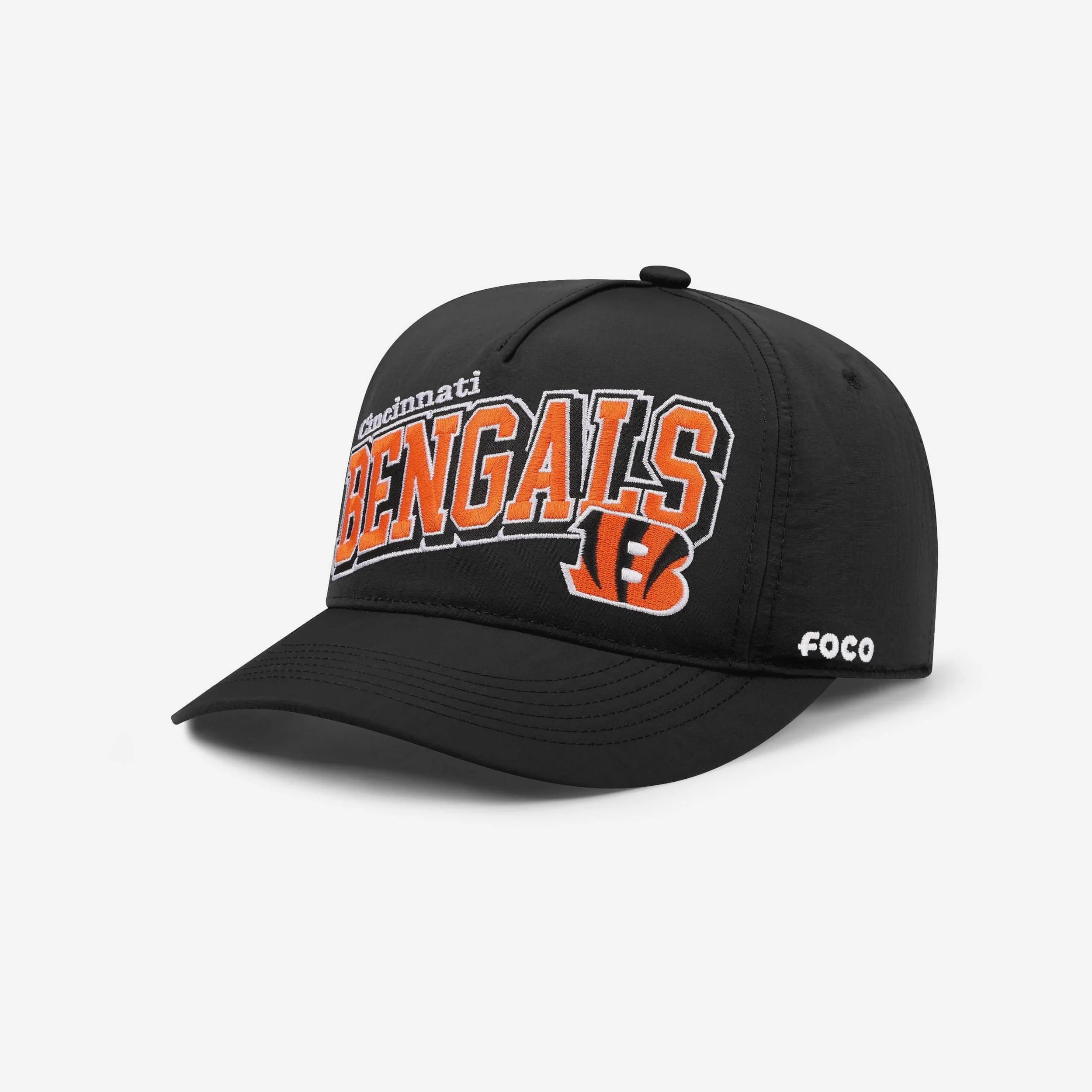 Cincinnati Bengals Wavy Wordmark Poly Marquee RF Cap