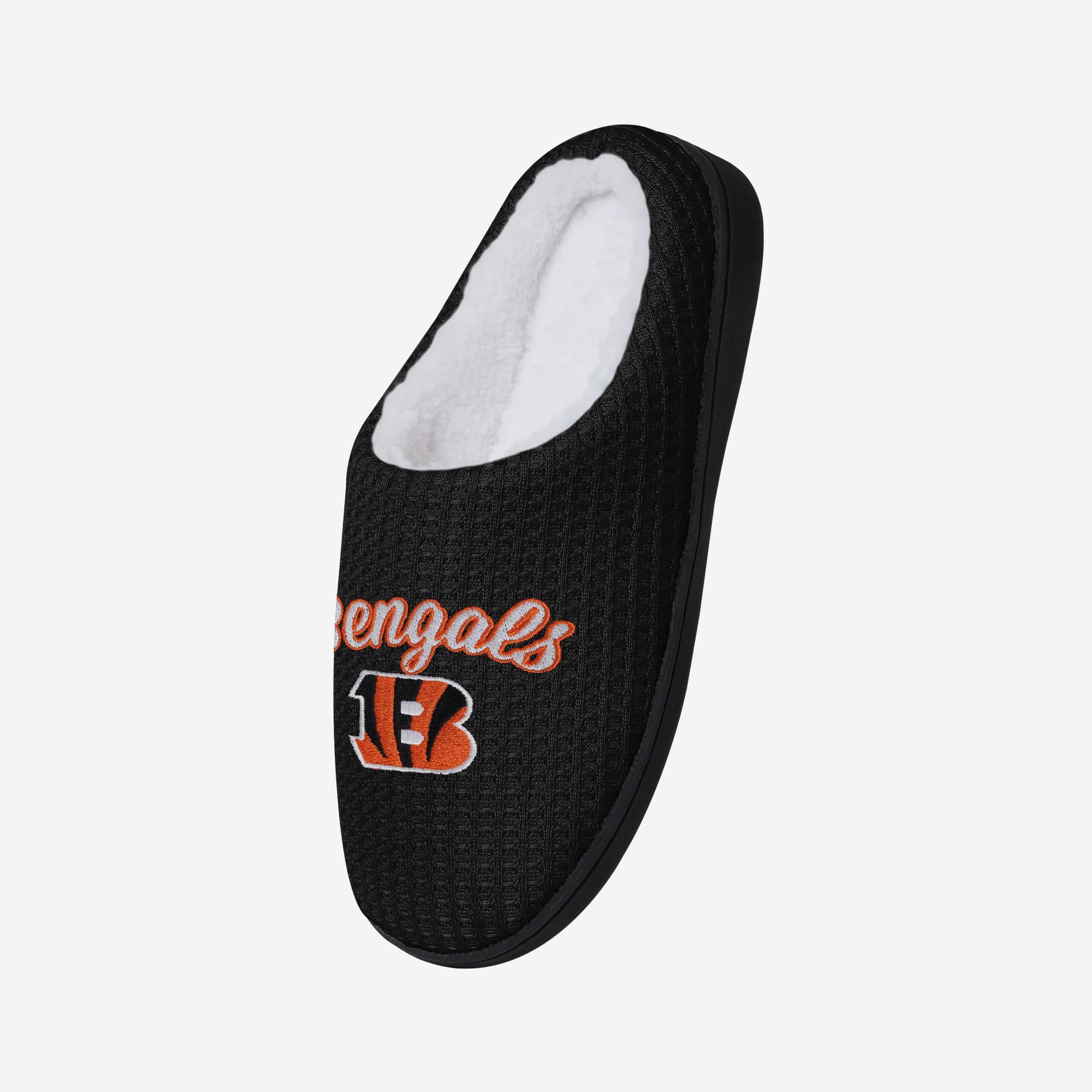 Cincinnati Bengals Womens Sherpa Lined Memory Foam Slipper - Image 3