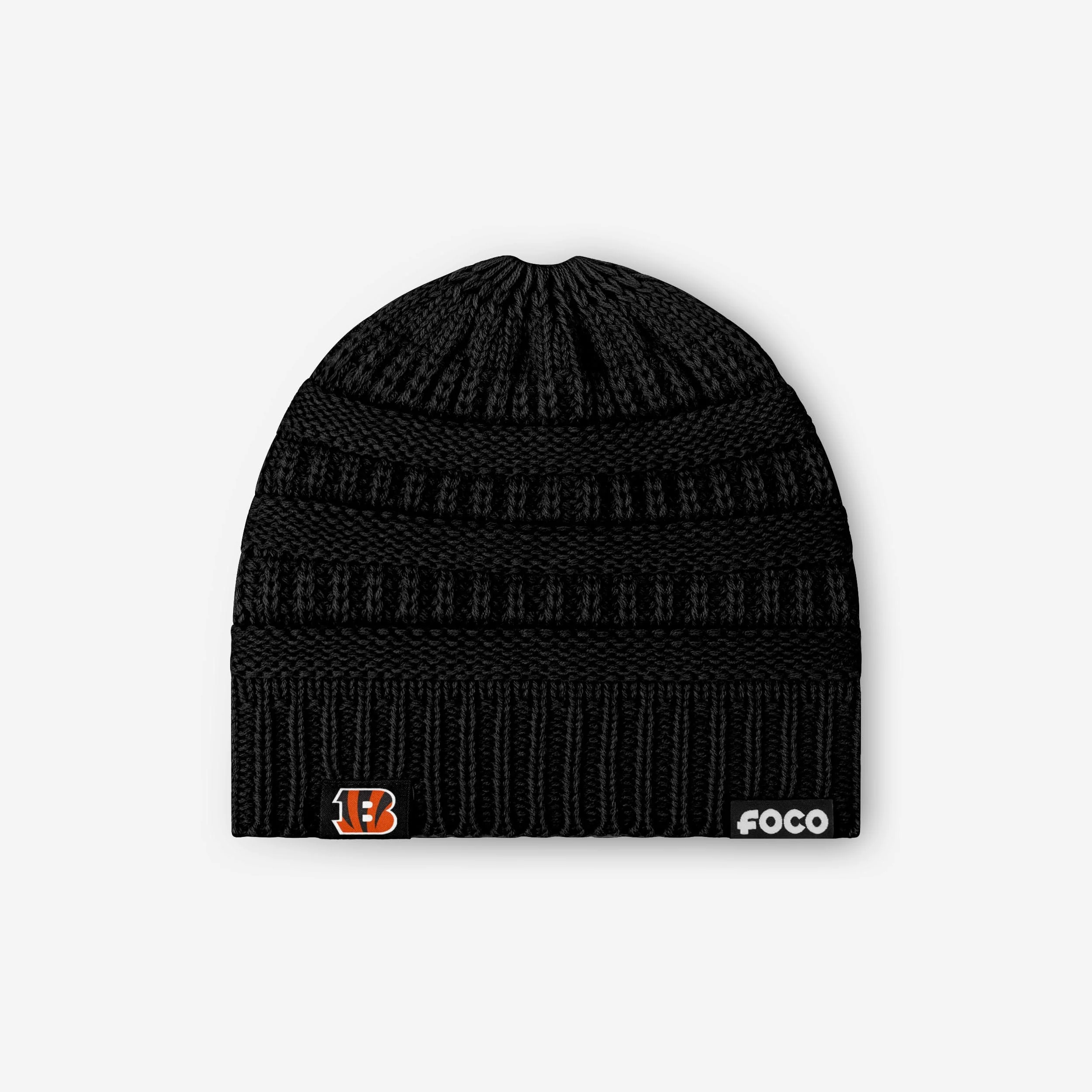 Cincinnati Bengals Womens Solid Ponytail Beanie