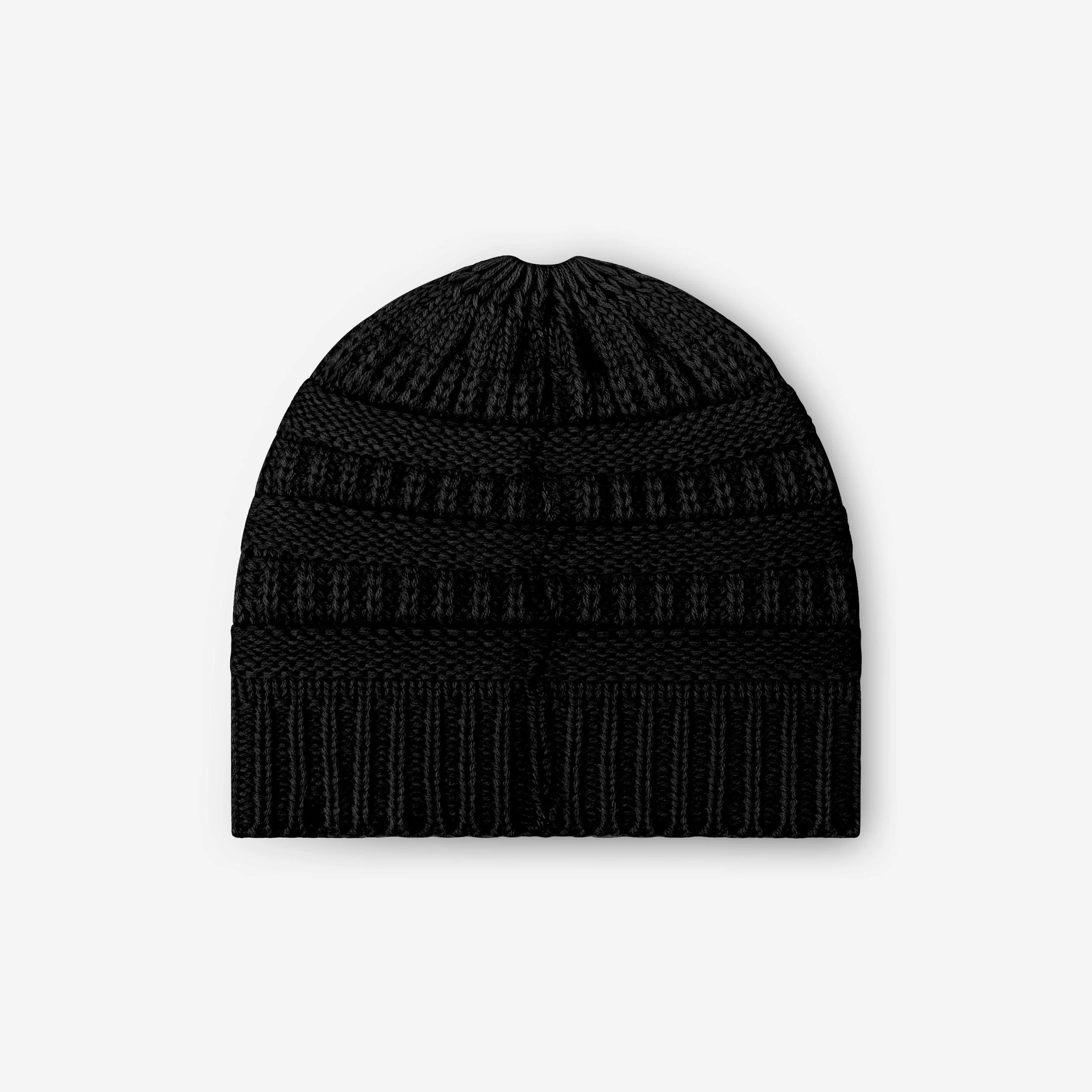 Cincinnati Bengals Womens Solid Ponytail Beanie - Image 2