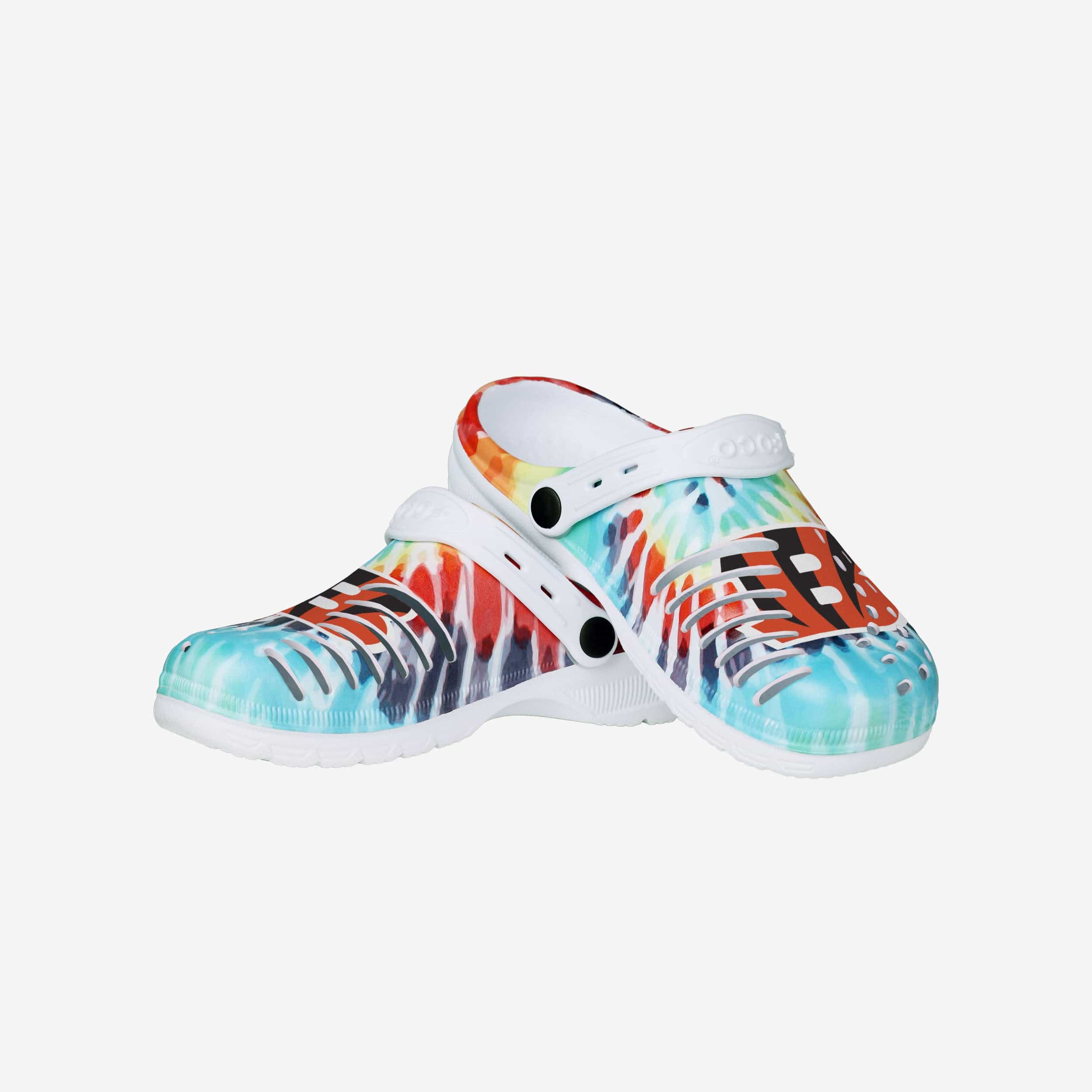 Cincinnati Bengals Womens Tie-Dye Clog With Strap - Image 3