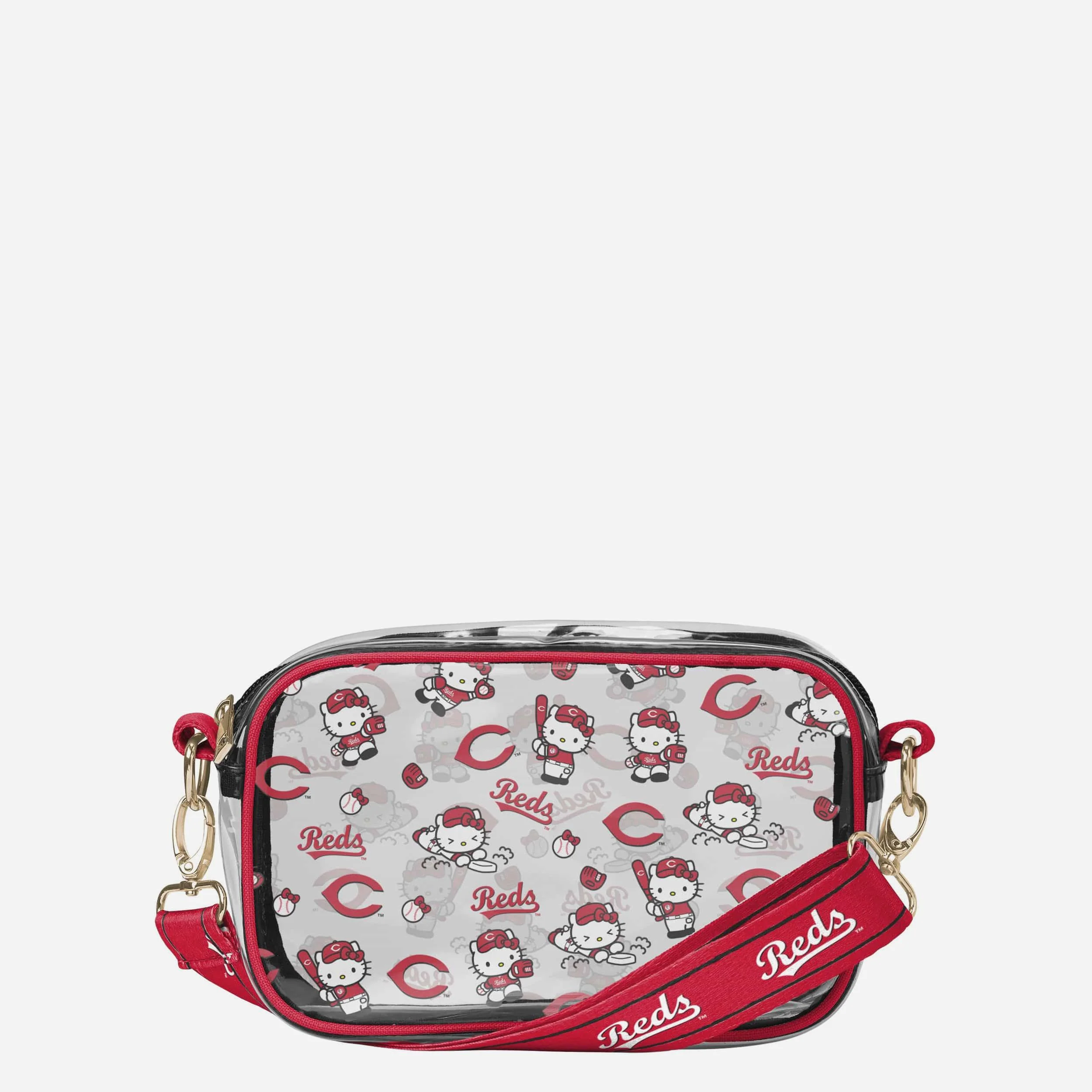 Cincinnati Reds Hello Kitty® Clear Crossbody Bag