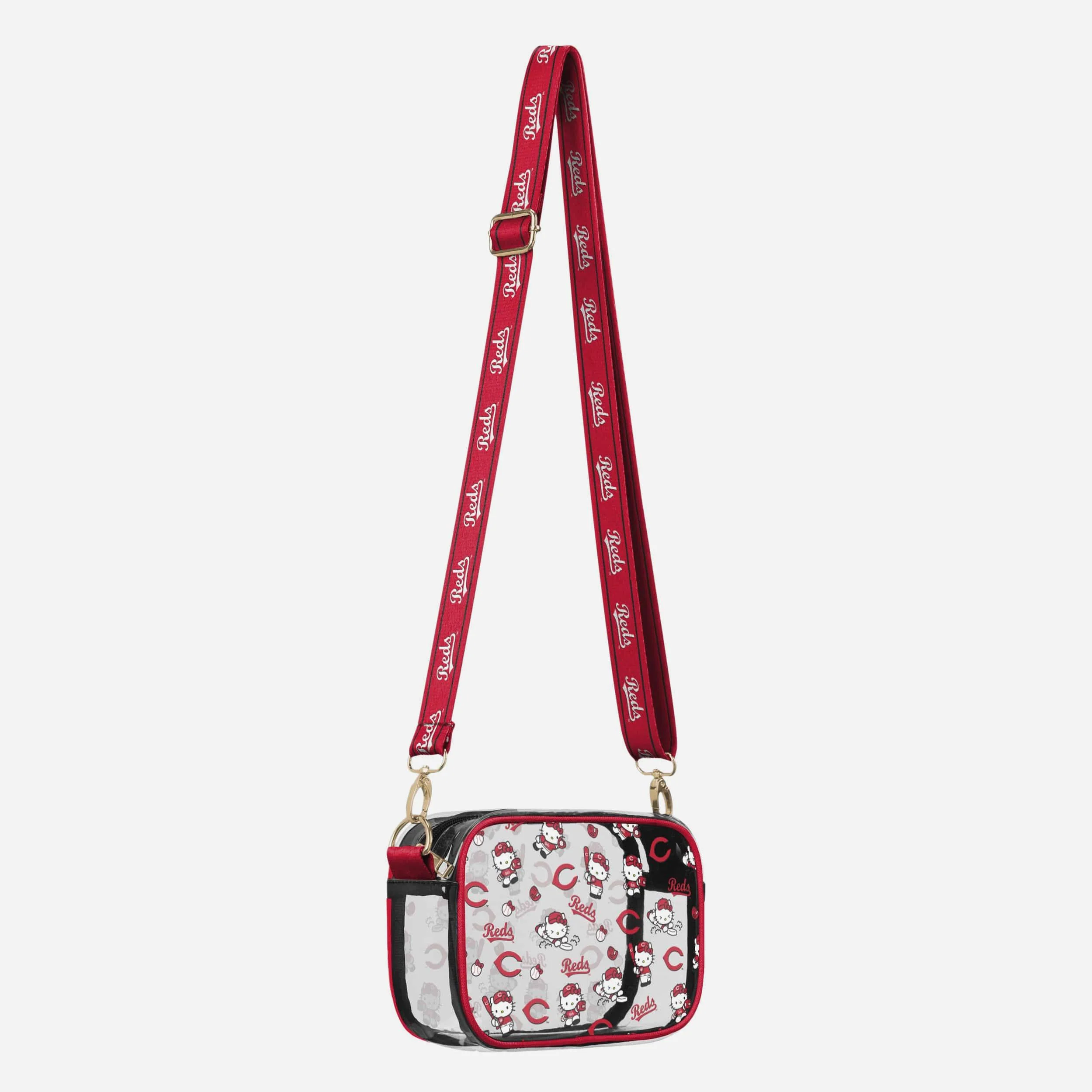 Cincinnati Reds Hello Kitty® Clear Crossbody Bag - Image 2