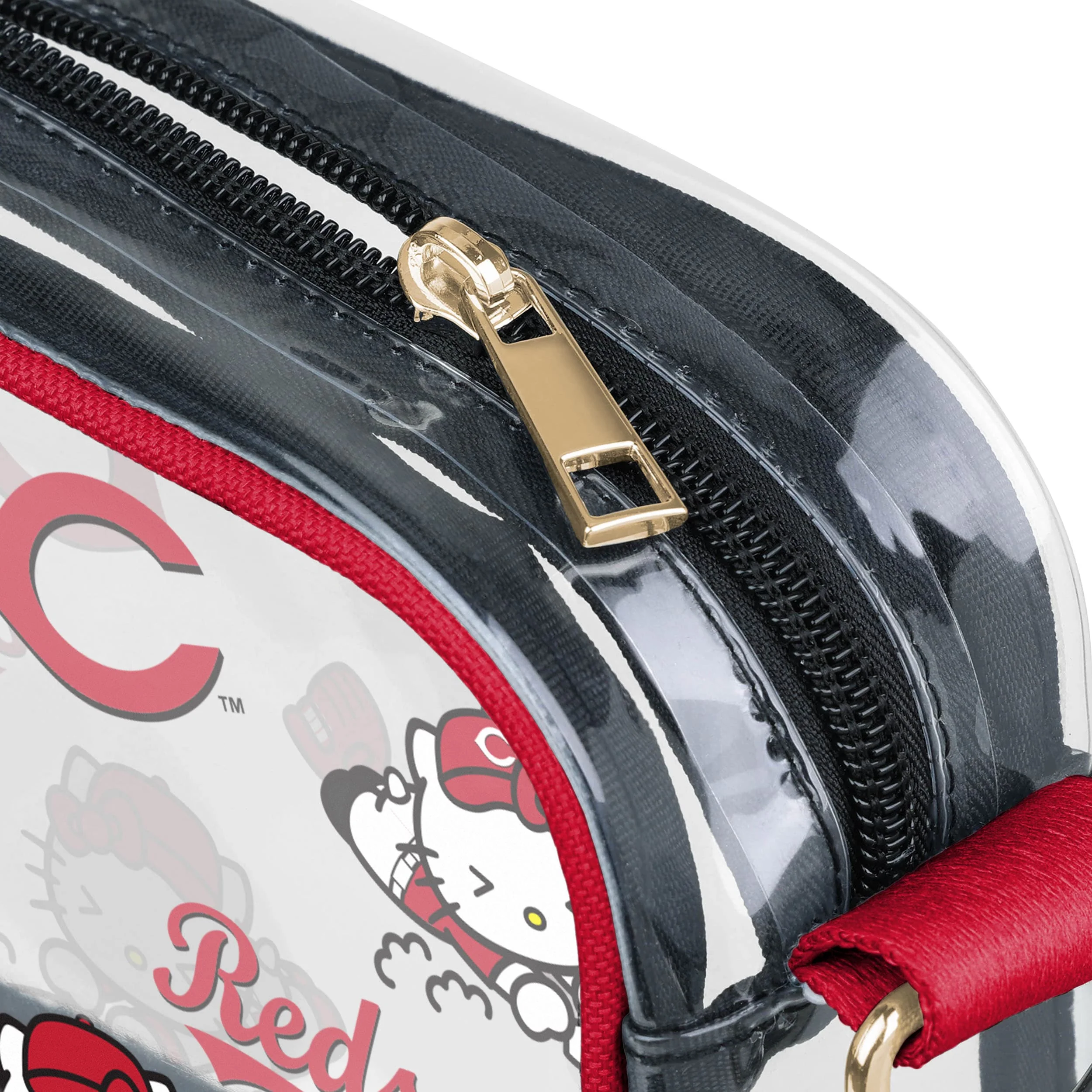 Cincinnati Reds Hello Kitty® Clear Crossbody Bag - Image 4
