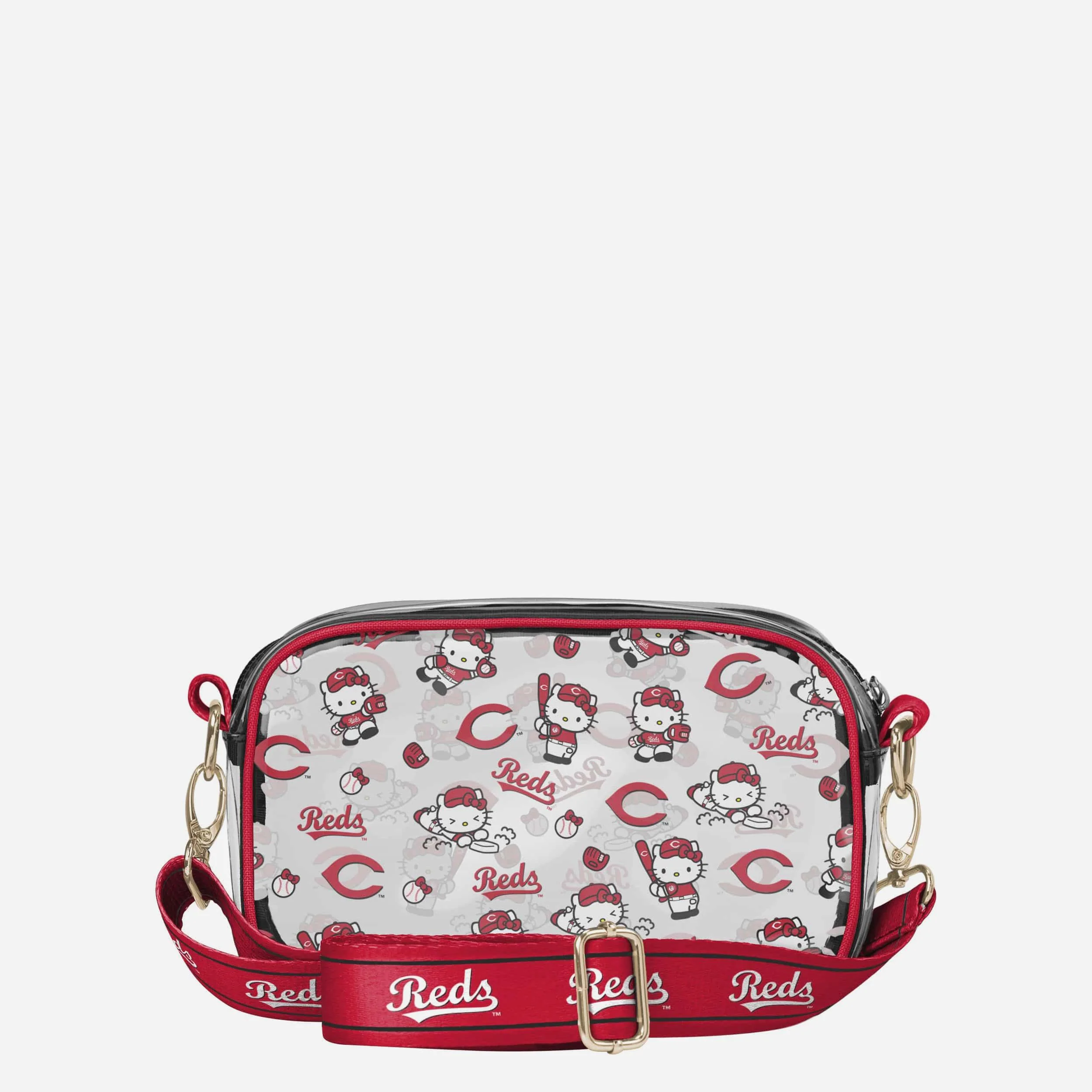 Cincinnati Reds Hello Kitty® Clear Crossbody Bag - Image 5