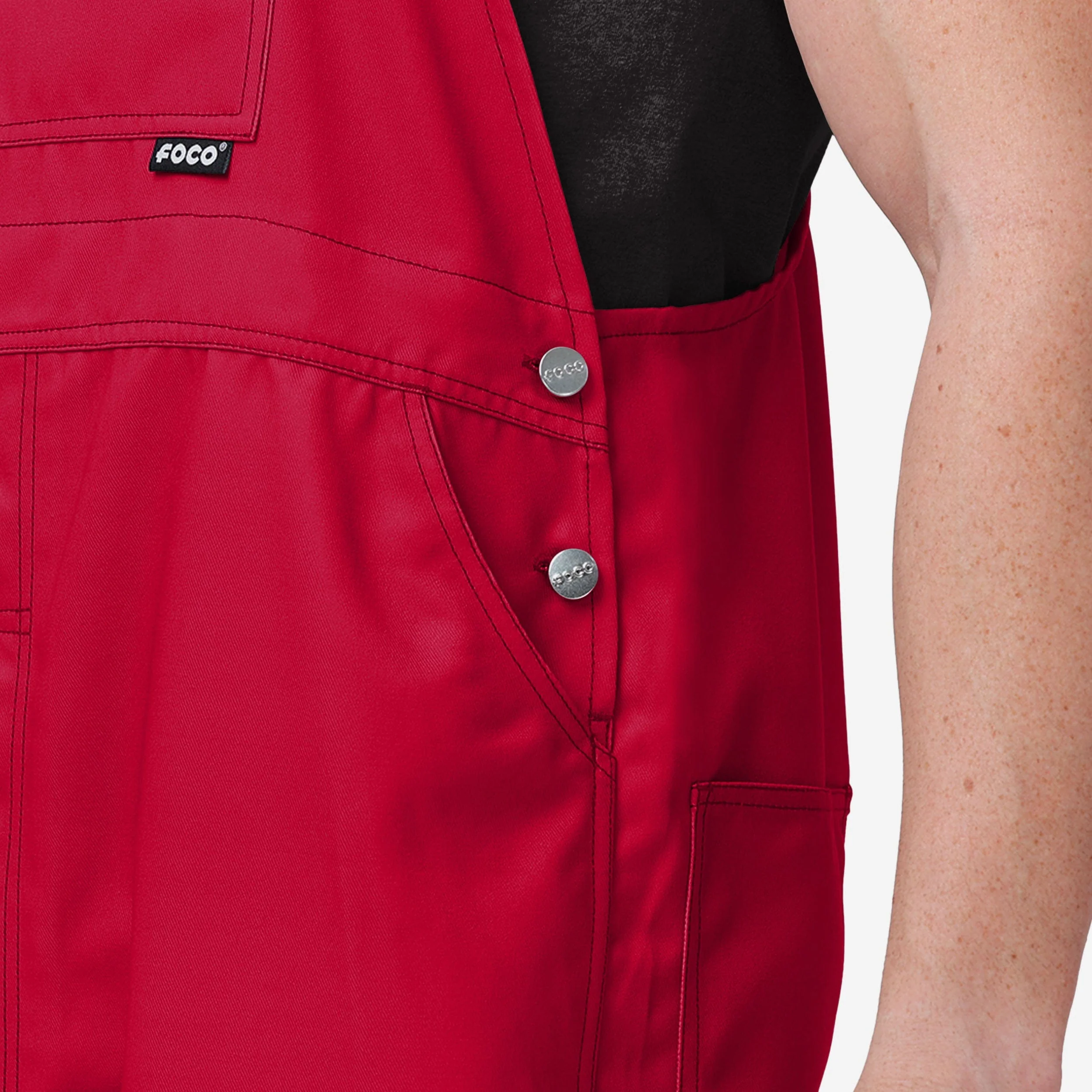 Cincinnati Reds Mens Big Logo Bib Overalls - Image 5